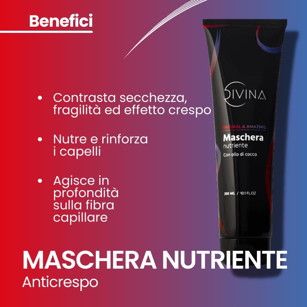 DIVINA BLK - Natural&Amazing - soin hydratant cheveux bouclés, éclaircissant