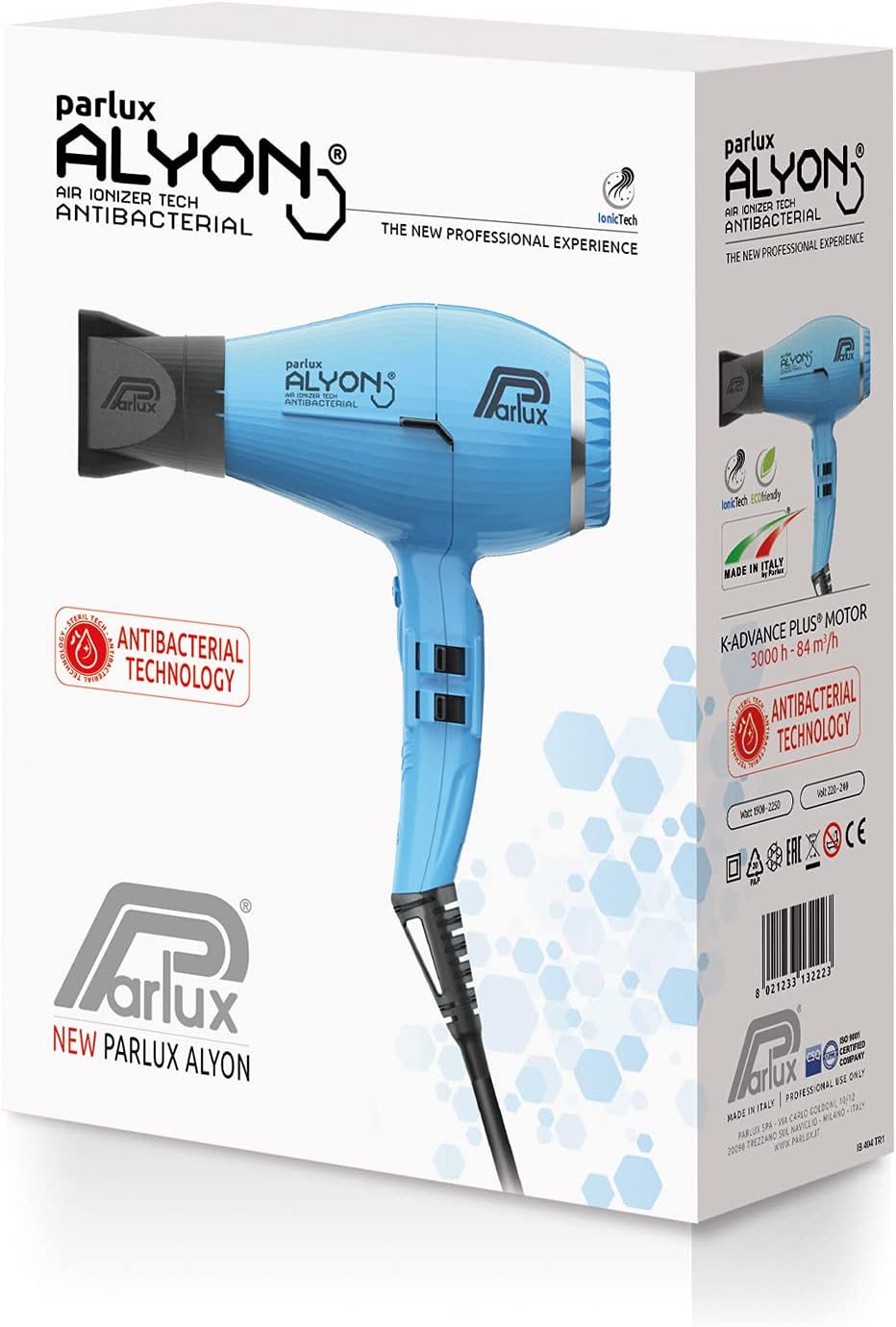 Parlux - Sèche-cheveux professionnel - design compact - léger 8021233132223