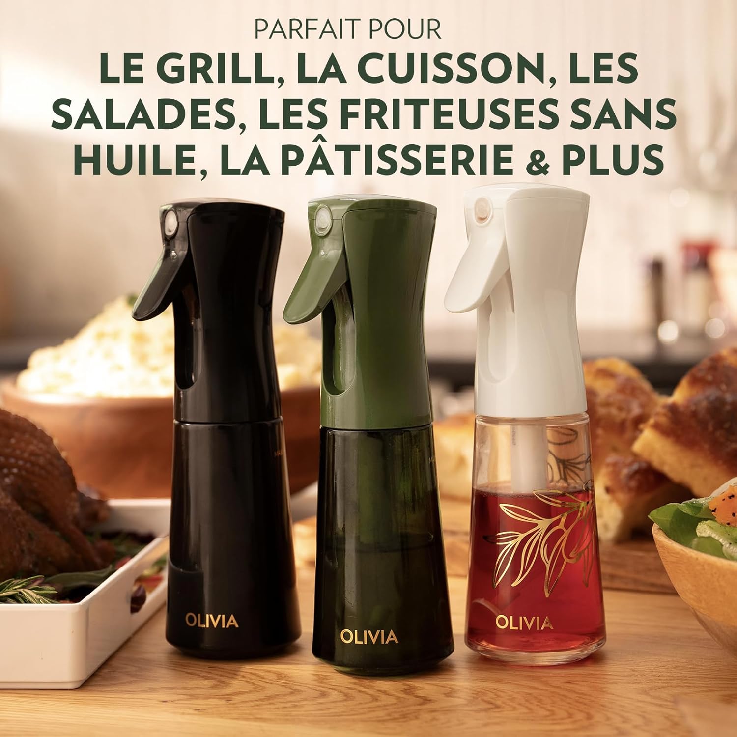 Flairosol - Olivia 200ml - vaporisateur huile verre, spray continu