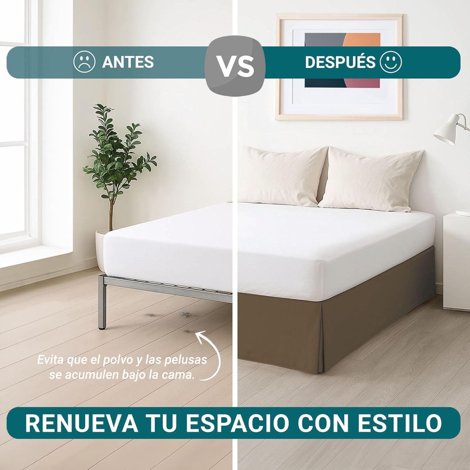 Housse de canapé - 135x190/200 cm - marron, antidérapante, respirante