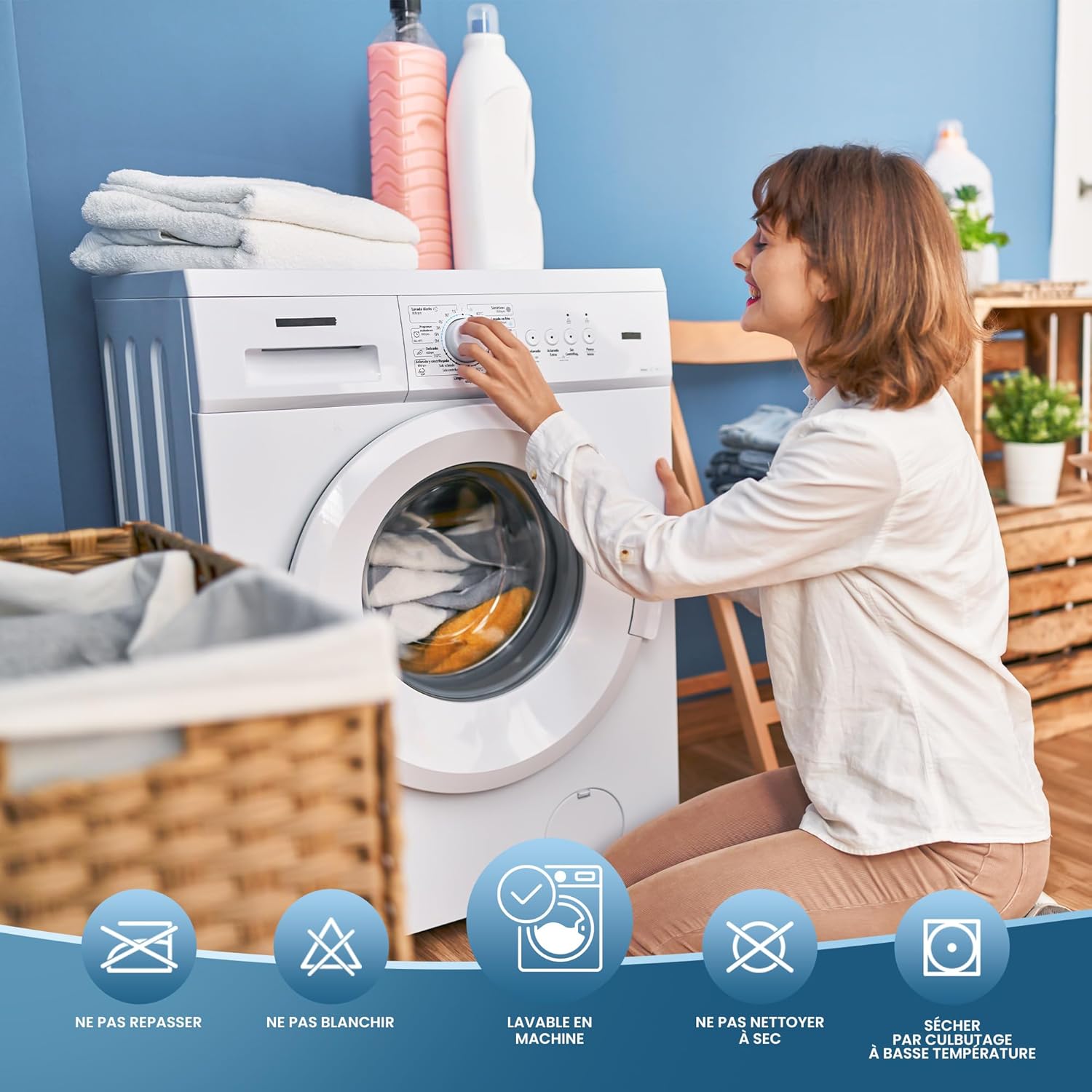 Utopia Bedding - protège-matelas imperméable 150x200 cm, 4 coins, Oeko-TEX