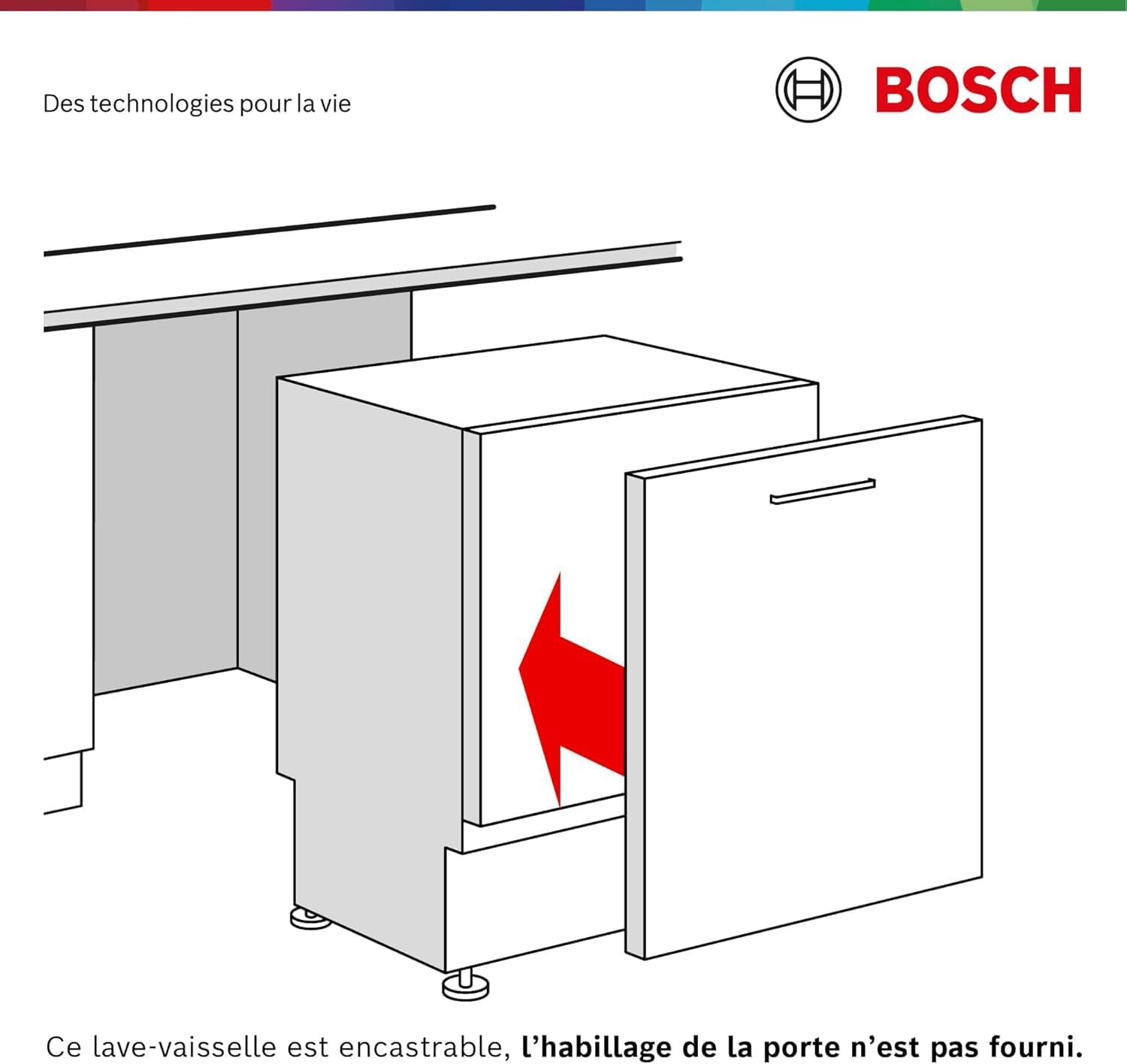 Bosch - Série 6 lave-vaisselle encastrable 60cm, 13 couverts, 40dB, SMV6ECX93E