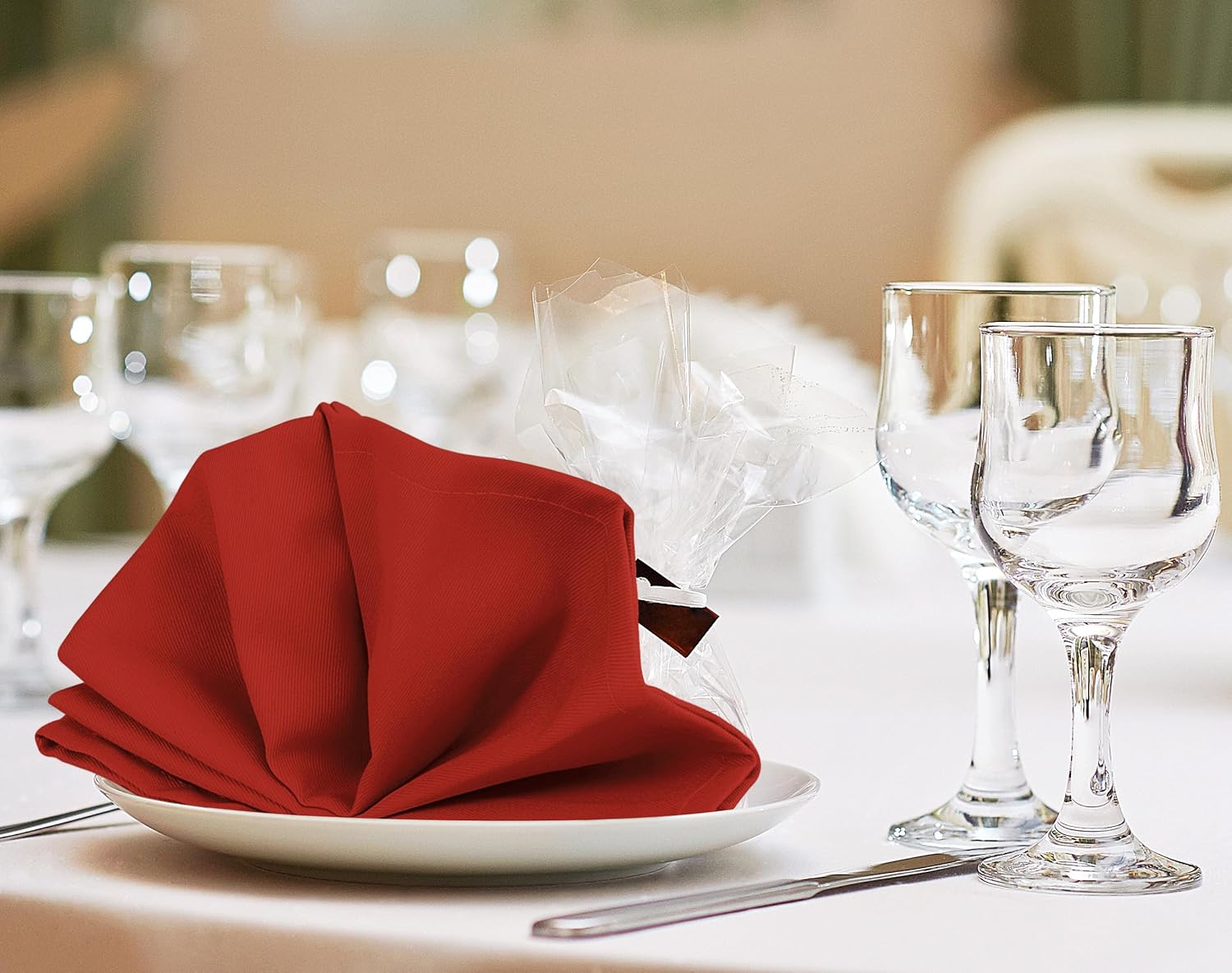 Utopia - Serviettes de Table Série Classique - 46x46 cm - Coton mélangé réutilisable, lot de 12