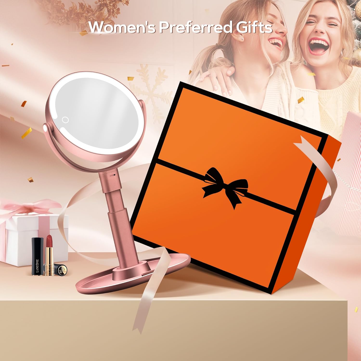 B Beauty Planet - miroir maquillage 30X, LED réglable, 2 côtés