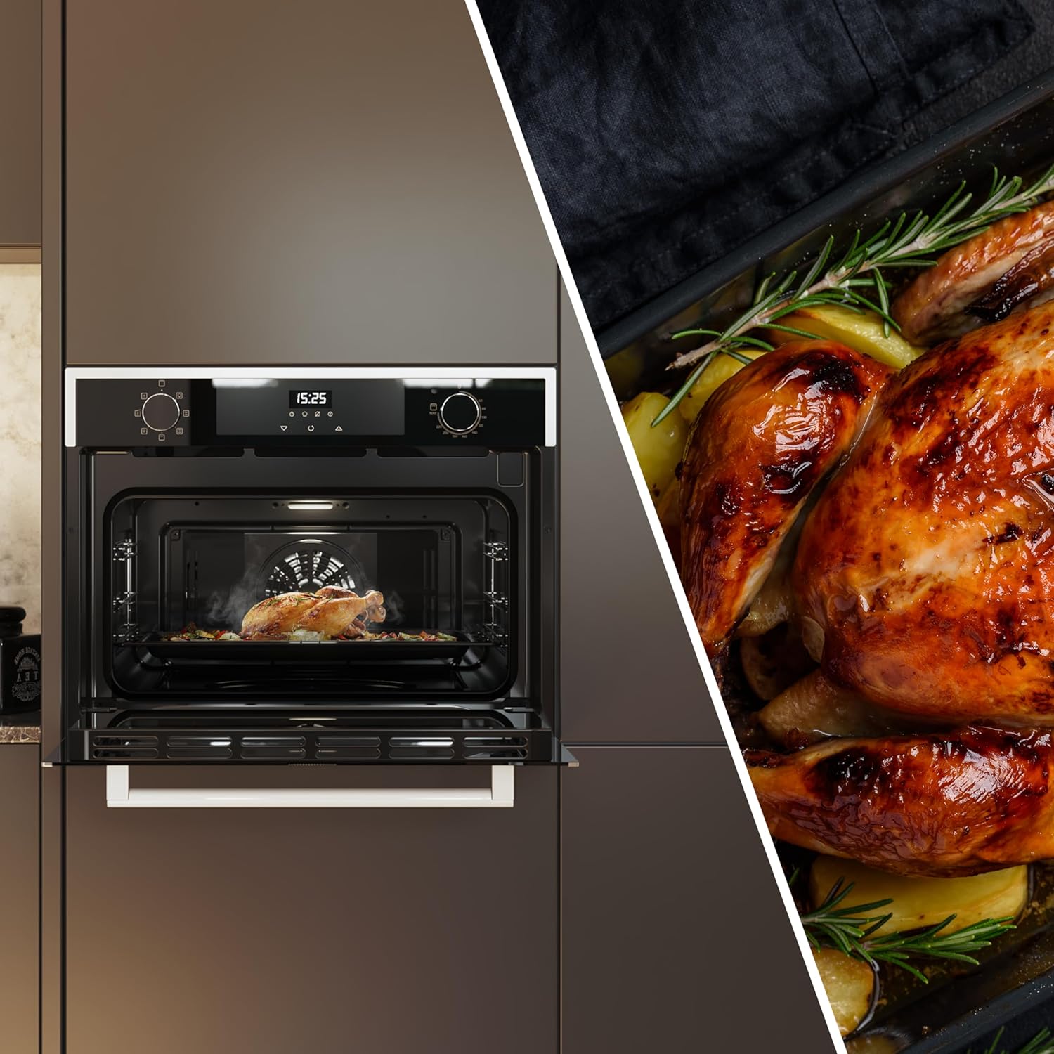 Cecotec - Bolero Hexa Edge - 45cm - 2600W, 53L, 7 fonctions, M224500