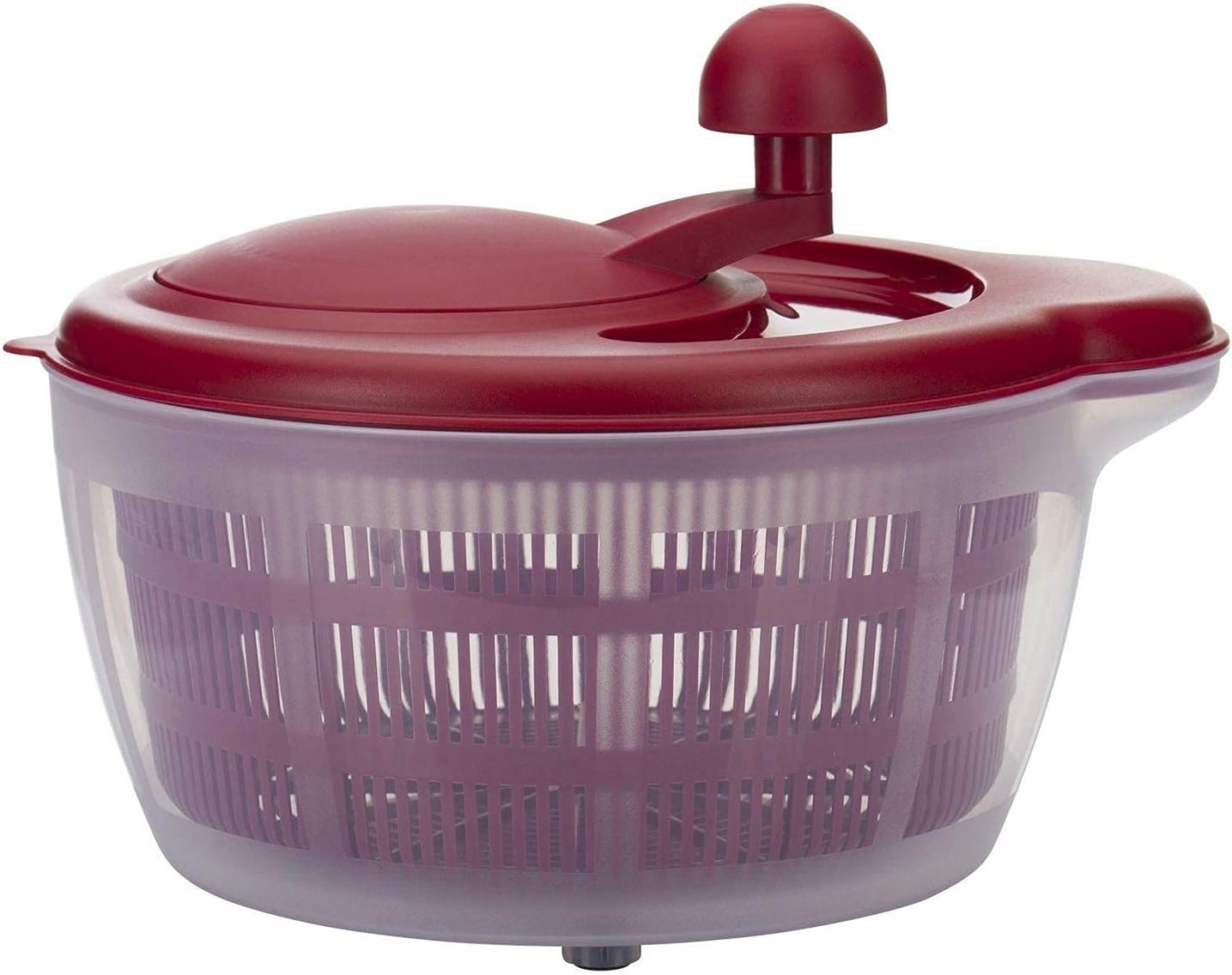 Westmark - Fortuna - 5 L, ø26 cm - plastique sans BPA, transparent/rouge - 243222ER