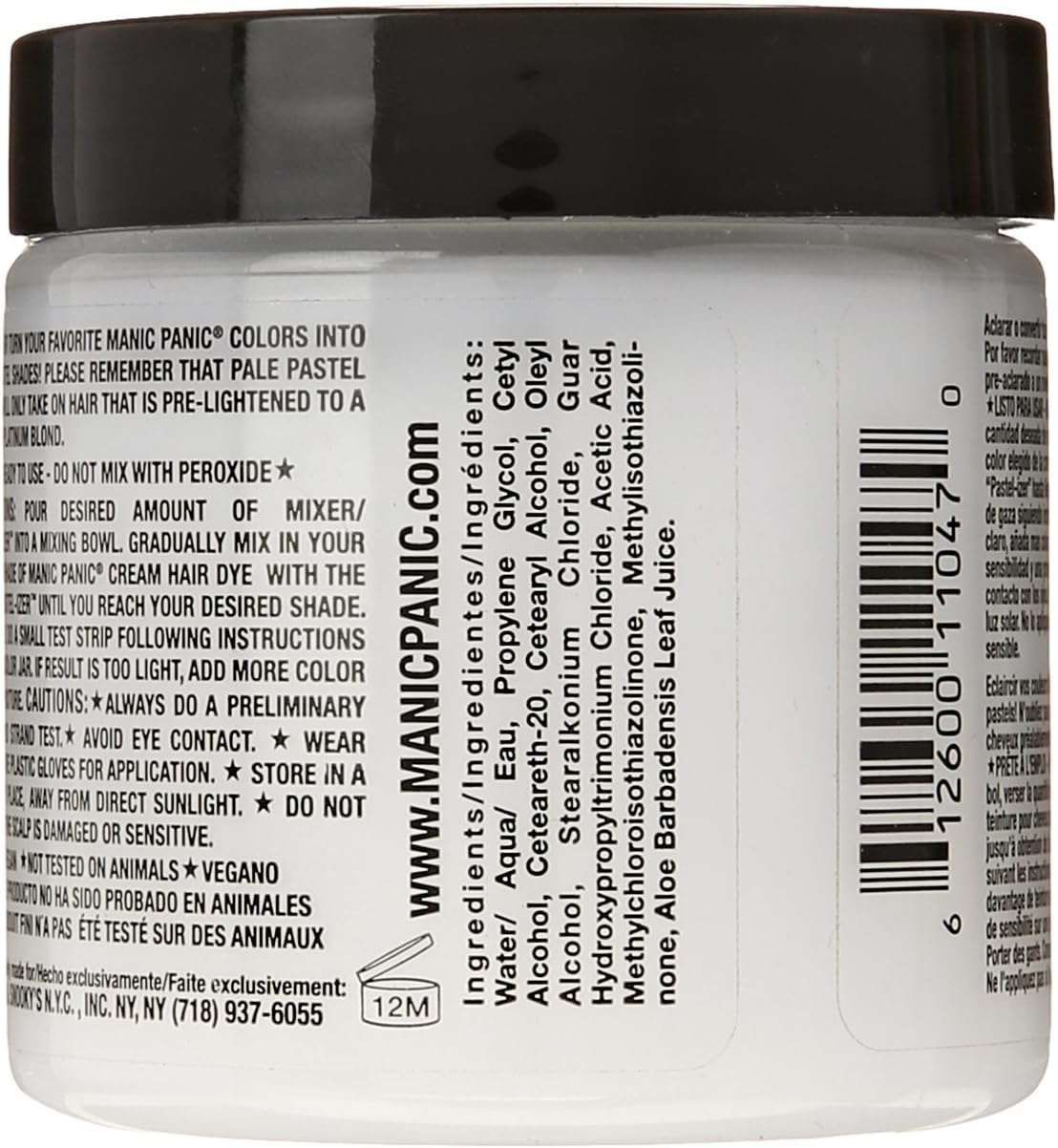Manic Panic - Crème pastelissante - 118ml - vegan, sans cruauté, couleur capillaire semi-permanente