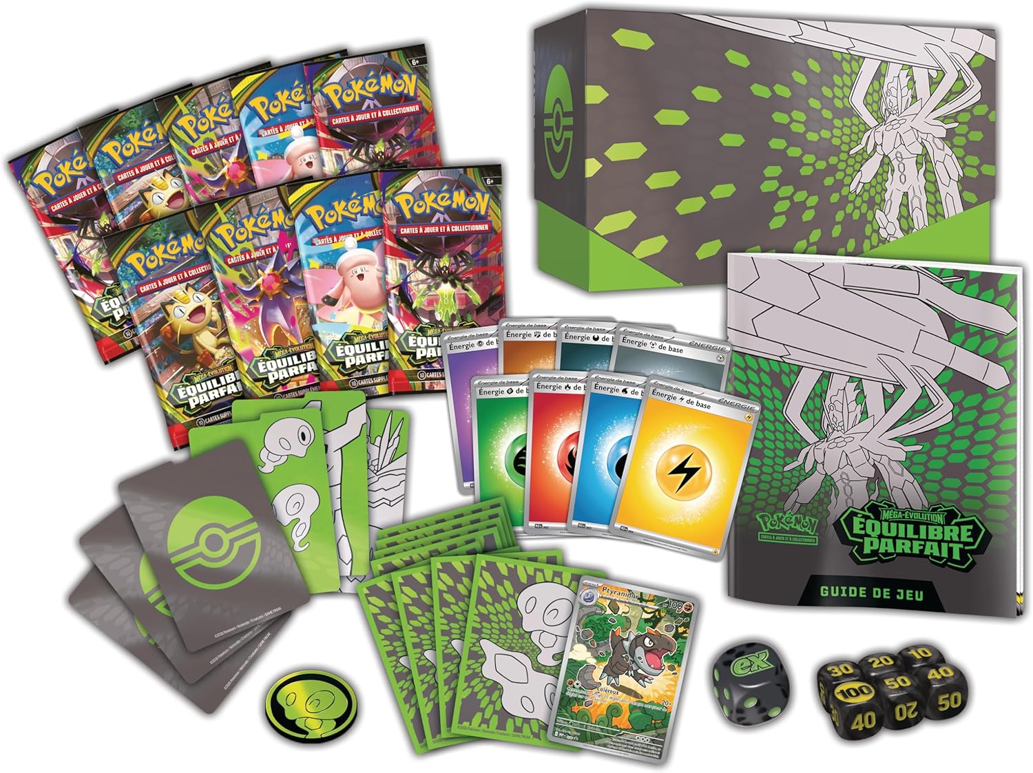 Pokémon - Coffret Méga-Évolution Équilibre - 9 boosters, carte promo