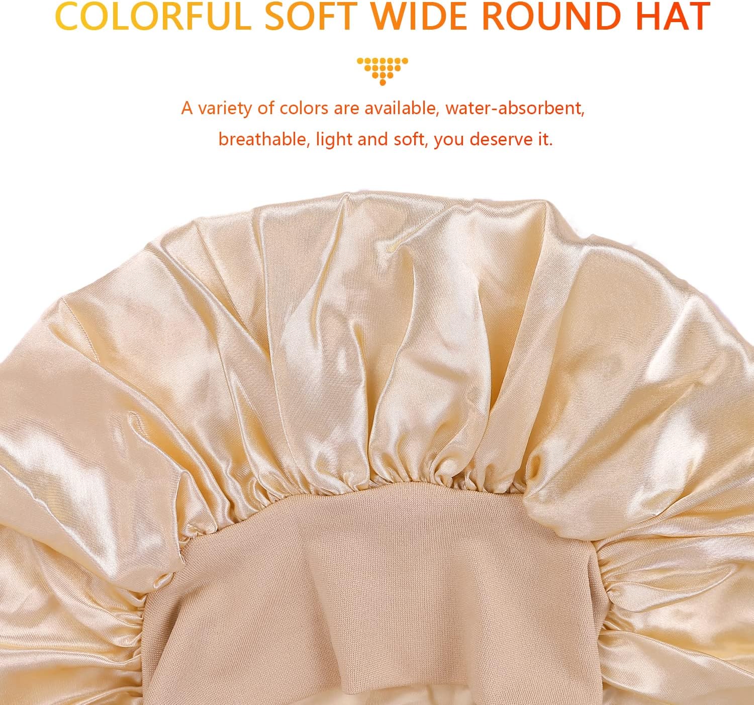 Bonnet satin femme - lot de 2 - protection nuit cheveux, réglable