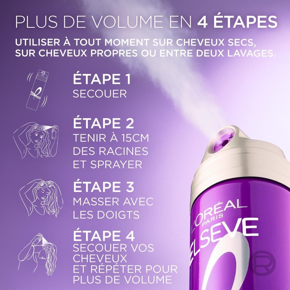L'Oréal Paris - Elseve Collagen Lifter - spray 2 en 1 - volume & fraîcheur cheveux fins