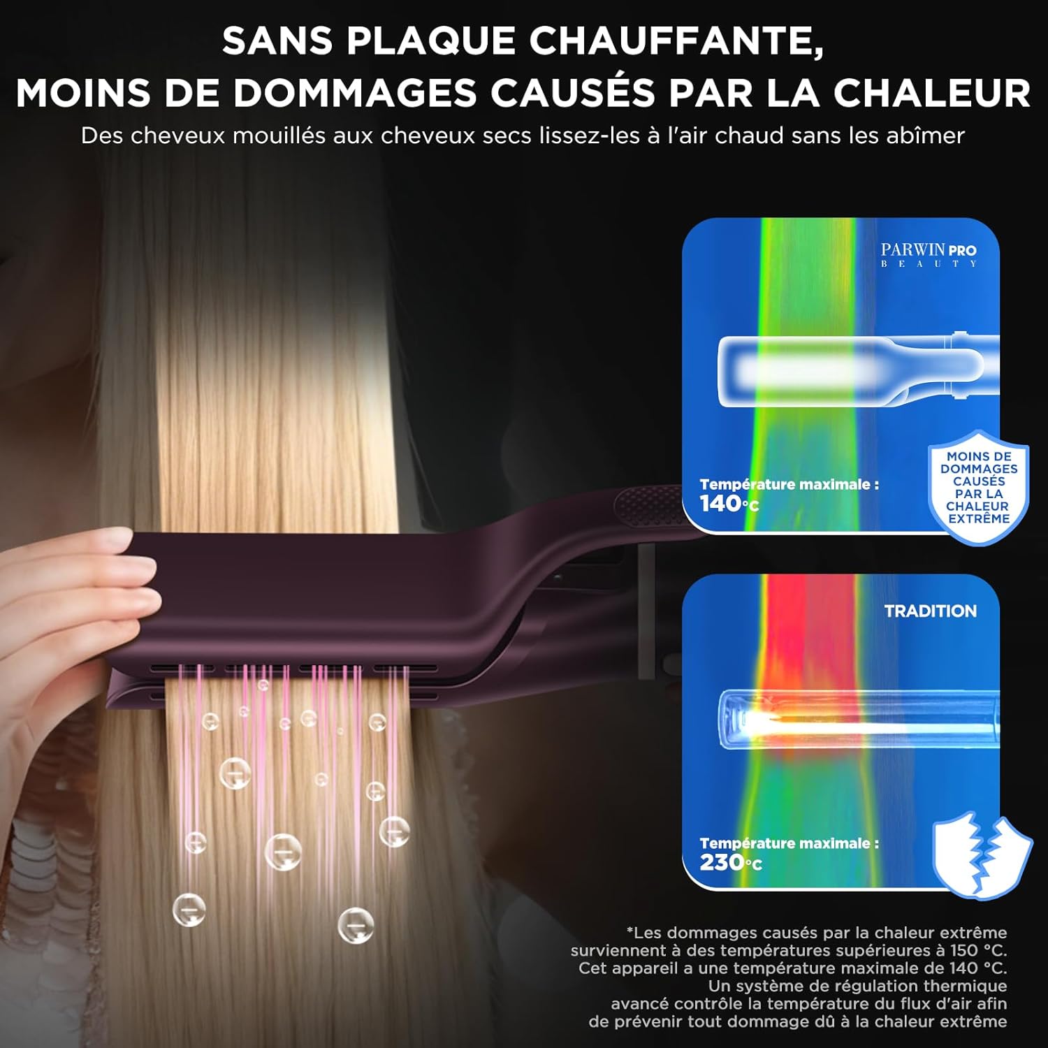 PARWIN PRO BEAUTY - MaxAIR 2.0 - styler 7-en-1, 110,000 RPM, double tension