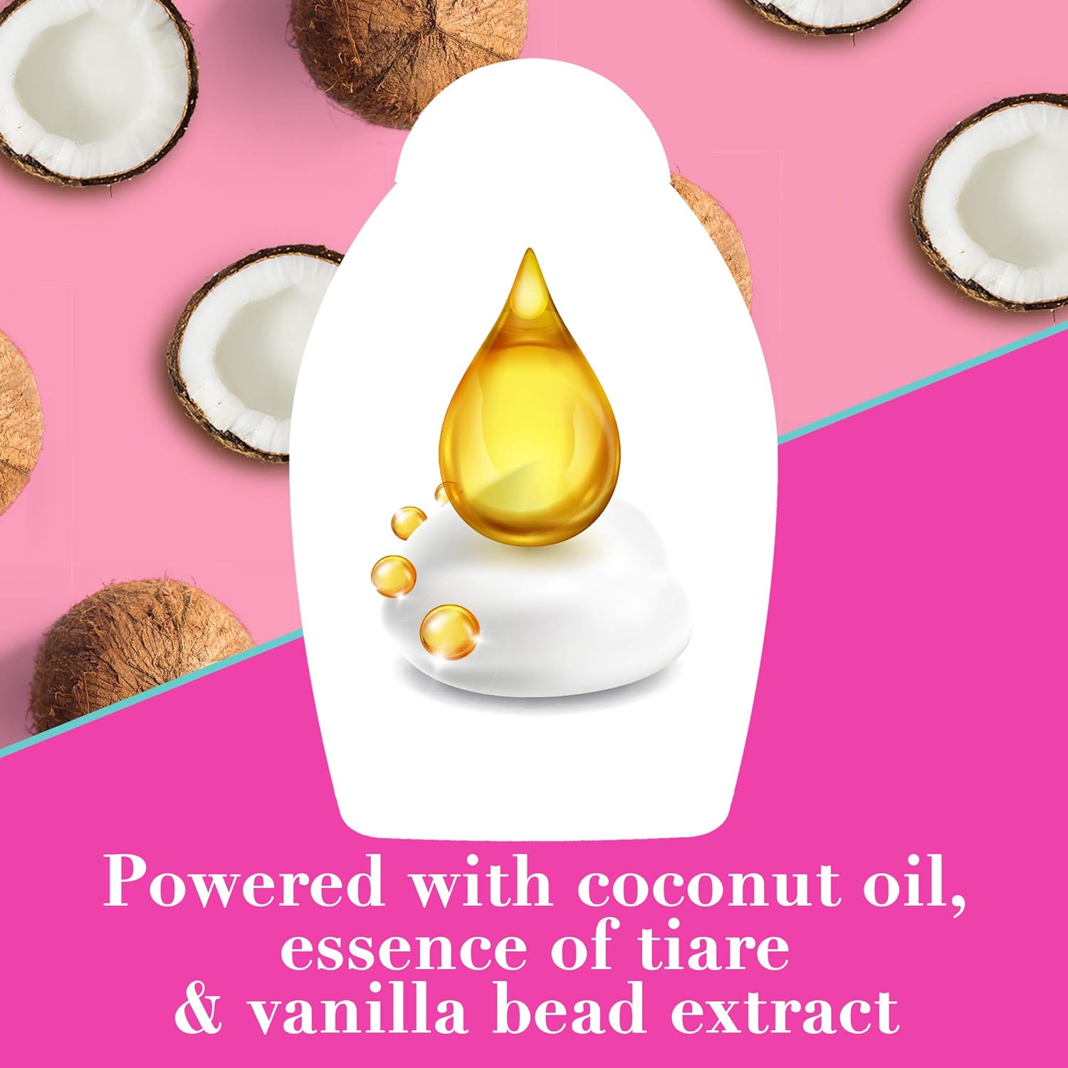 OGX - Shampooing Coconut Miracle Oil - 385ml - Répare cheveux secs, lot de 2