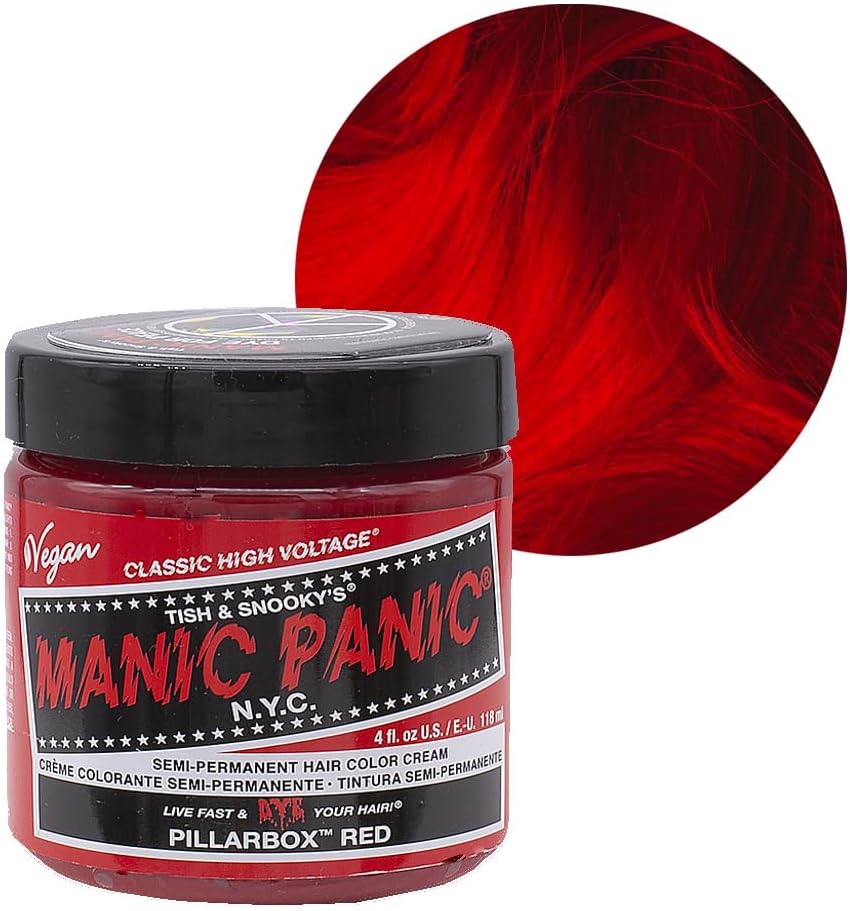 Manic Panic - High Voltage Classic - coloration semi-permanente rouge intense, 118ml