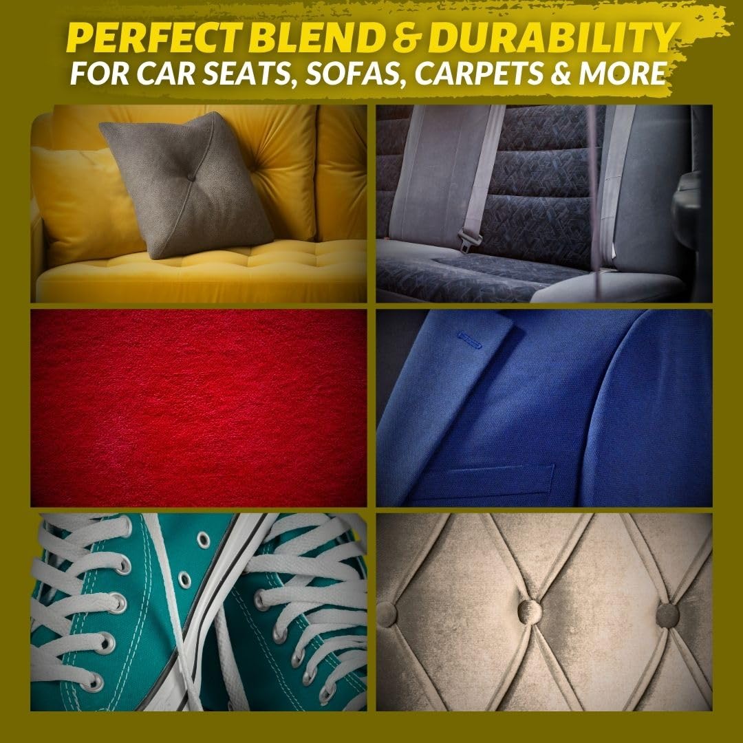 Coconix - Kit de réparation tissu/moquette - couleurs personnalisables, application facile, répare trous et brûlures