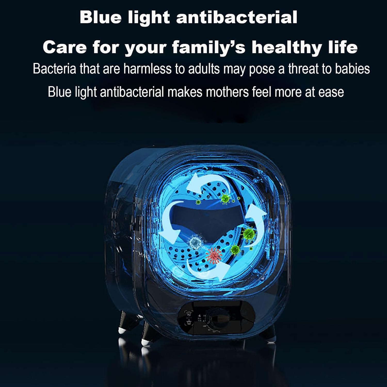 Mini sèche-linge - portable 0,8kg - 7 modes, fixation murale