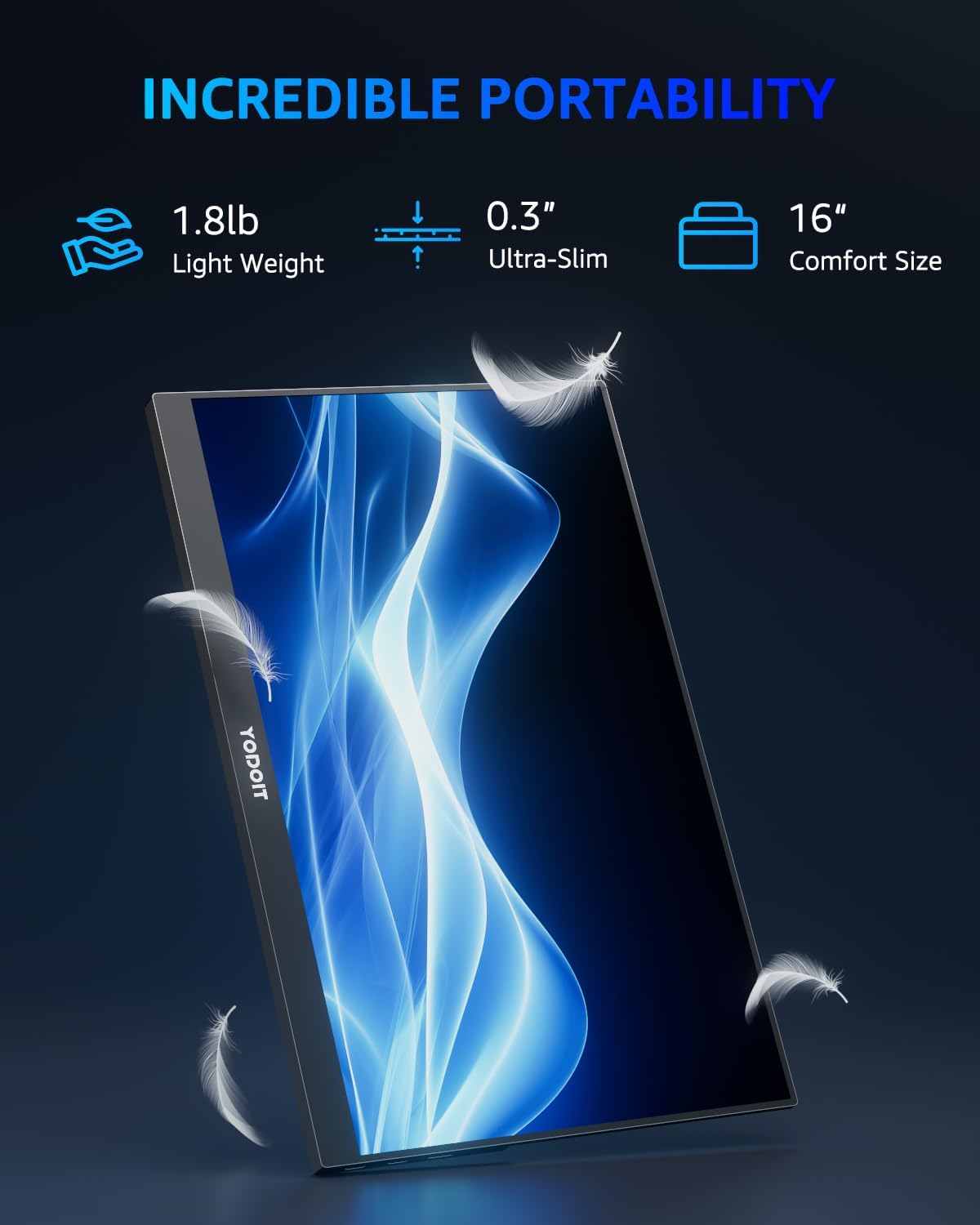 Yodoit - écran portable 16