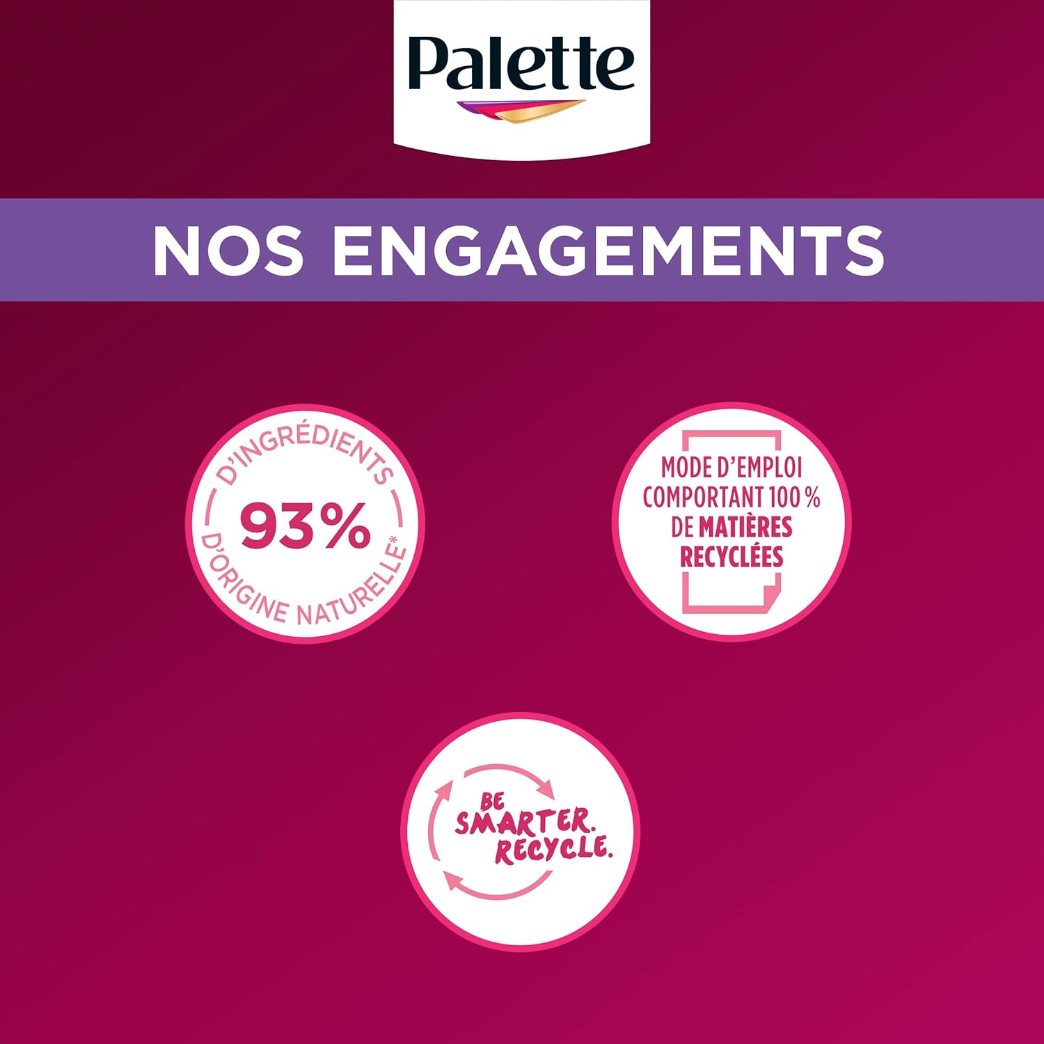 Palette - Intensive - coloration permanente cheveux 8 semaines, soin noir - 900