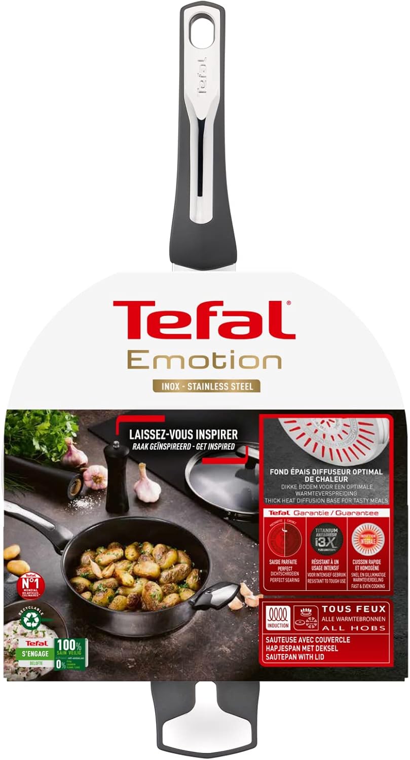 Tefal - Emotion - sauteuse 26cm, induction, antiadhésif, E3003304