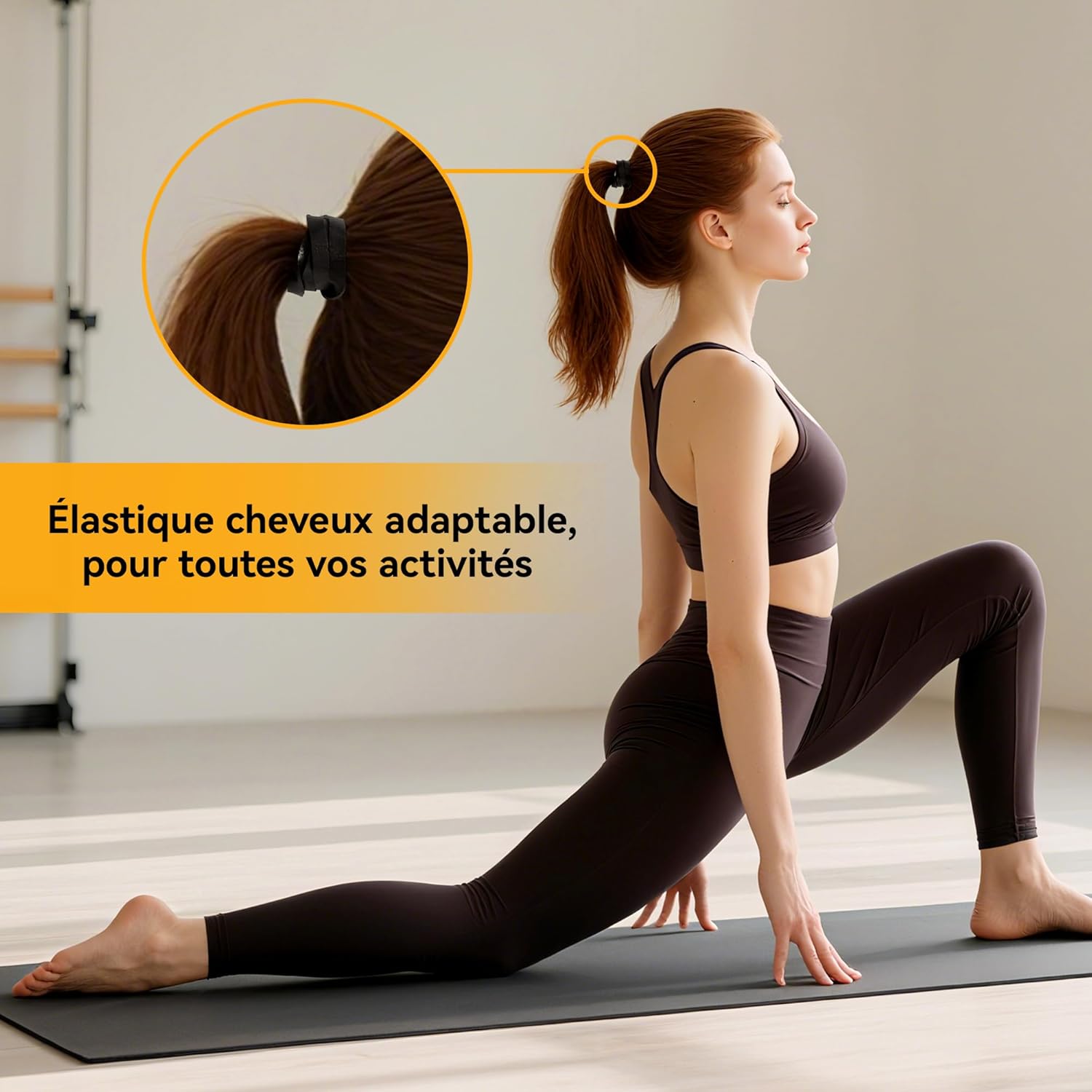 Élastiques cheveux - noirs, 1000pcs, petits, coiffures DIY, tresses