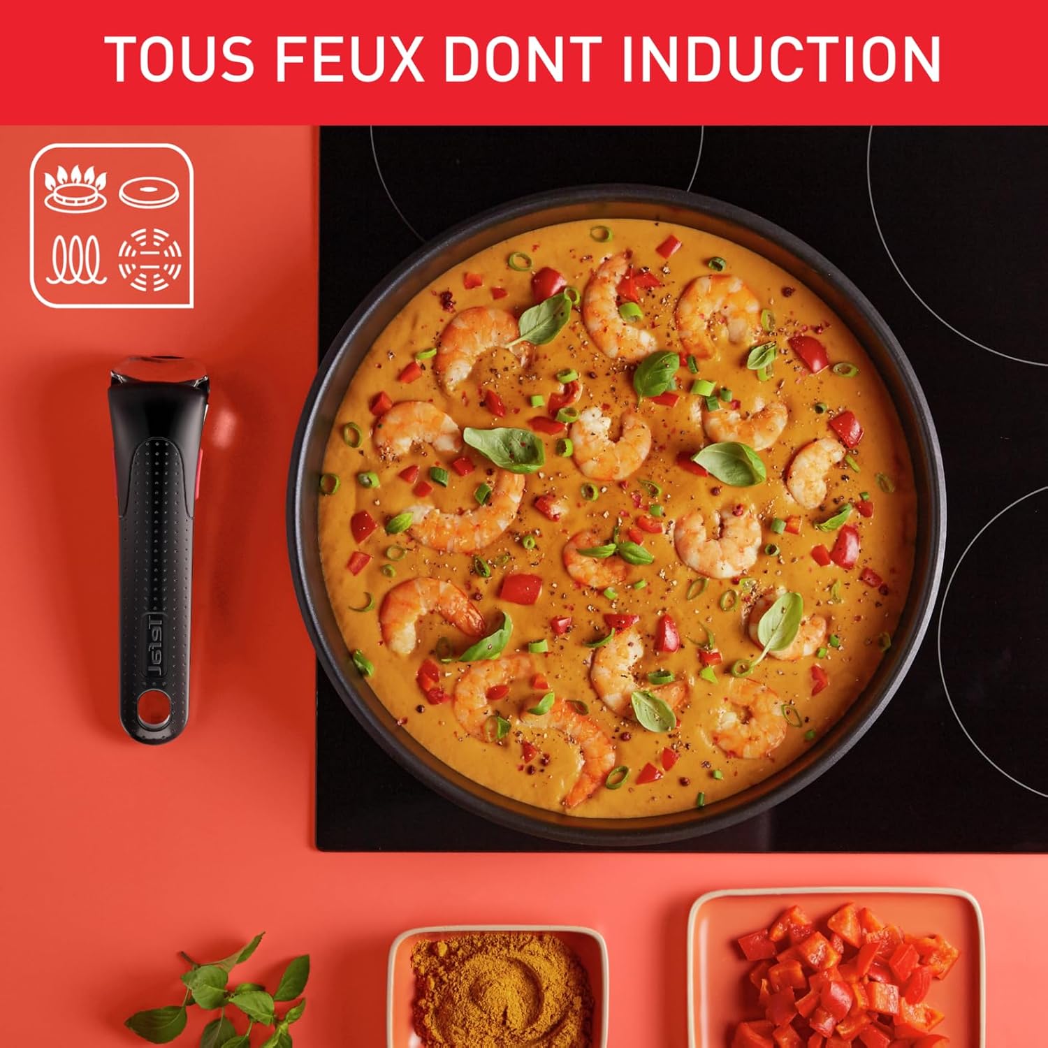 Tefal - Ingenio Emotion batterie cuisine 10pcs inox induction - L8971S04