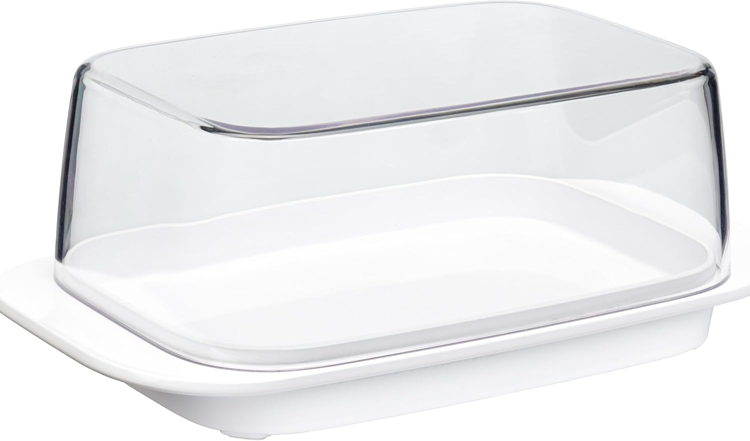 Mepal - Beurrier nouvelle édition - 250g - blanc, couvercle transparent, lavable lave-vaisselle