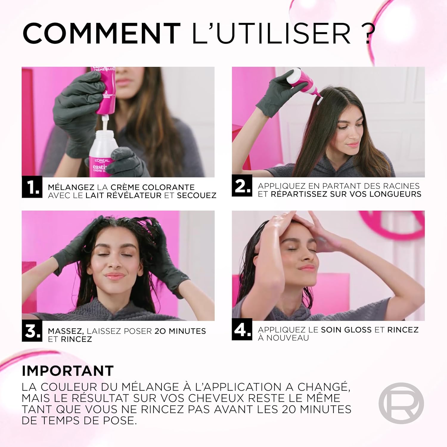L'Oréal Paris - Casting Crème Gloss - coloration cheveux sans ammoniaque prune açai - 316