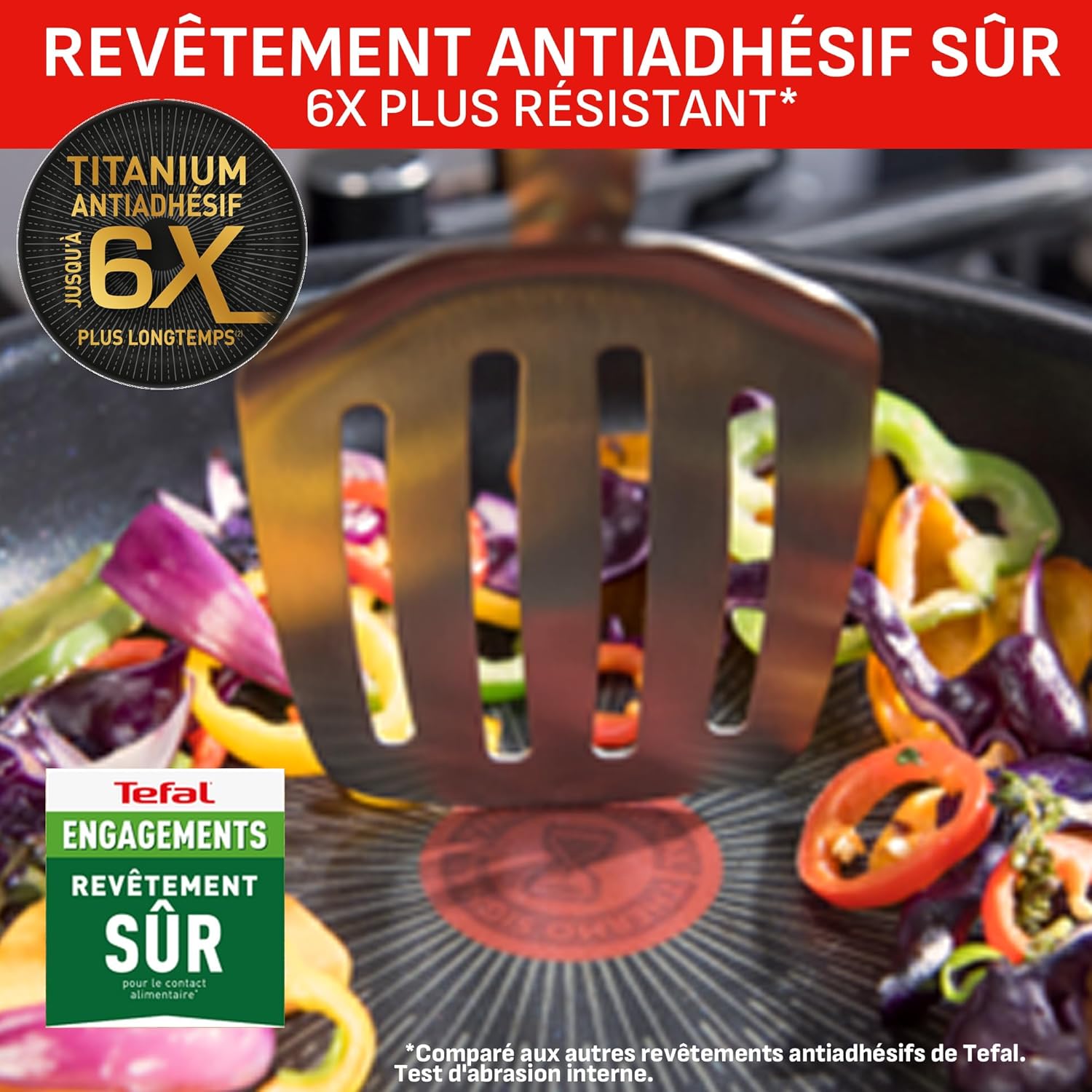 Tefal - Ingenio Emotion - batterie cuisine 20 pièces, induction, poignées amovibles, antiadhésif, empilable, L897SK04