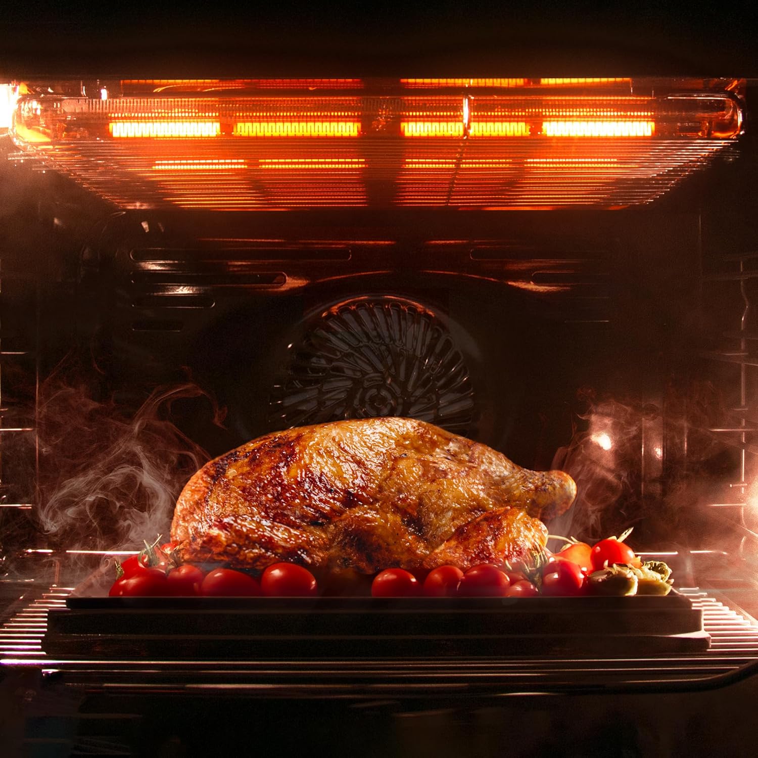 Cecotec - four encastrable 60cm, 72L, 2900W, 12 fonctions, SM406000