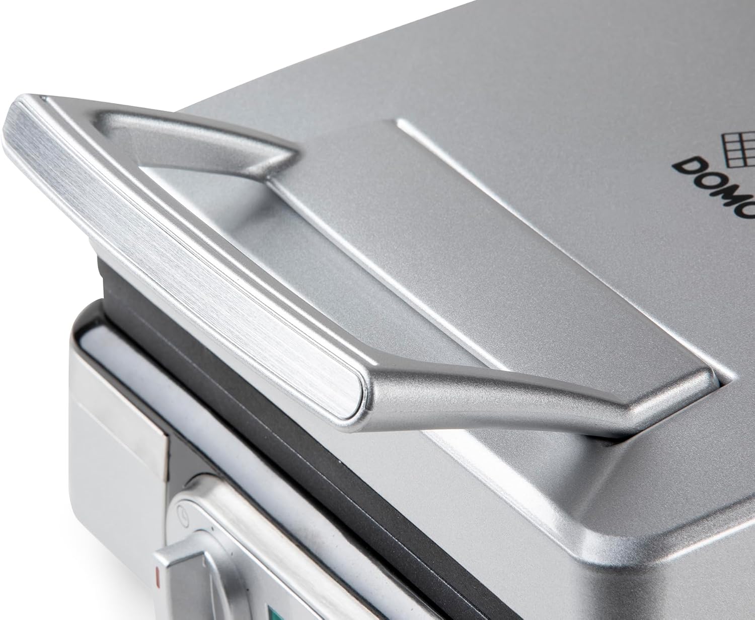 DOMO - gaufrier série DO9149W - 4x7 cm - minuterie, inox, DO9149W