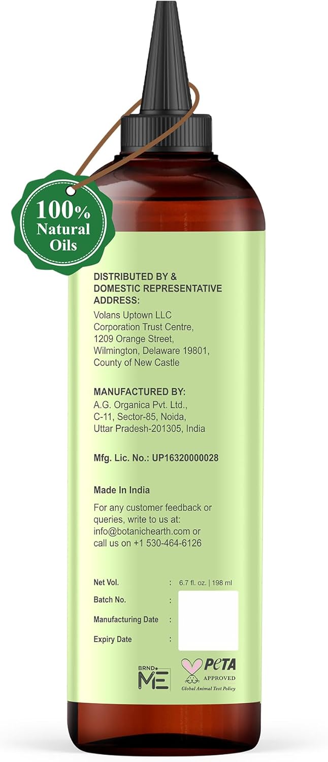 Botanic Hearth - huile capillaire romarin/sureau - 200ml - cheveux forts, sans paraben