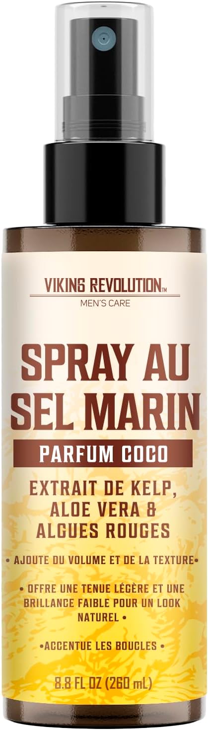 Viking Revolution - Sea Salt Spray homme - 260ml - volume, texture, noix de coco