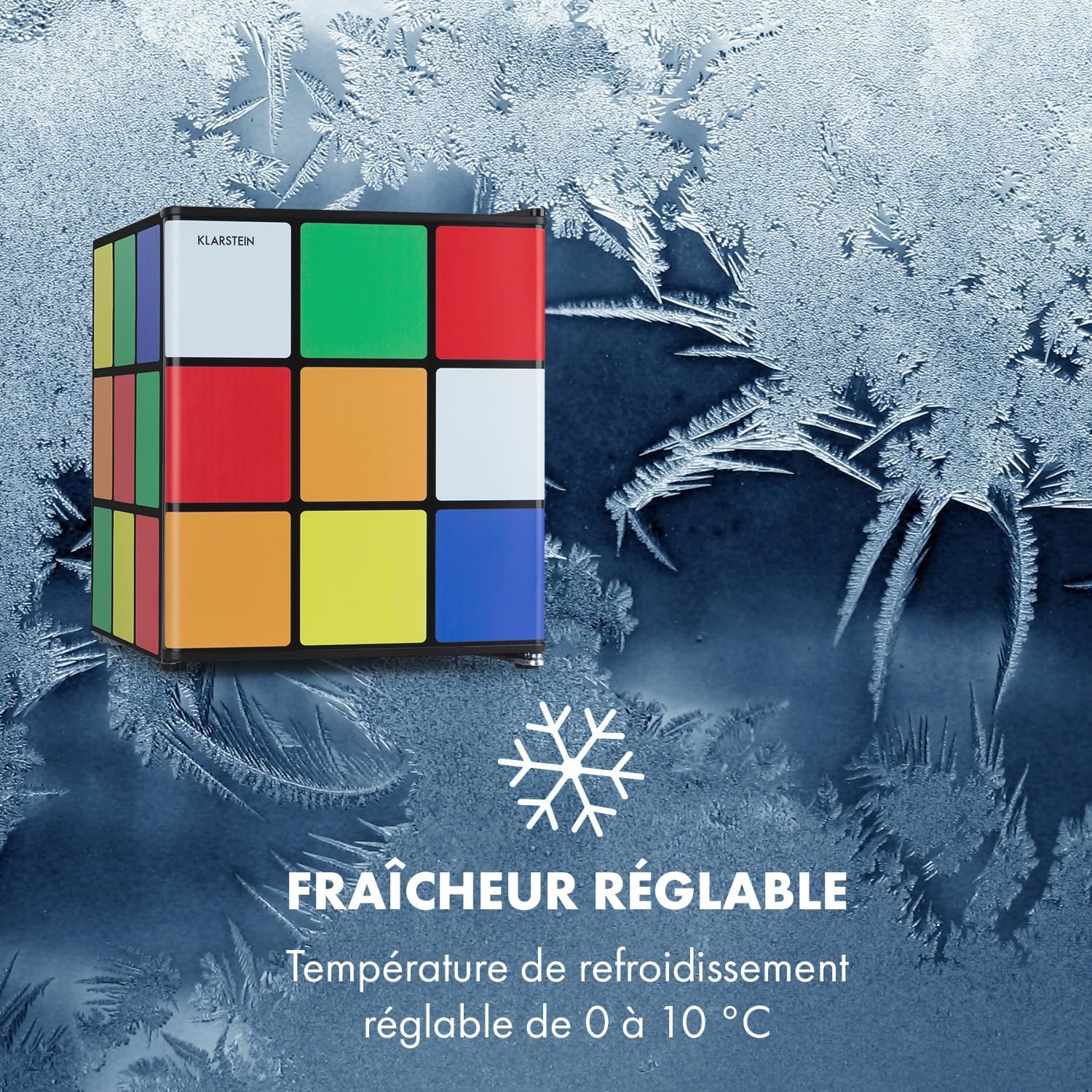 Klarstein - Solve Mini - 48L, thermostat mécanique, 0-10°C, compact