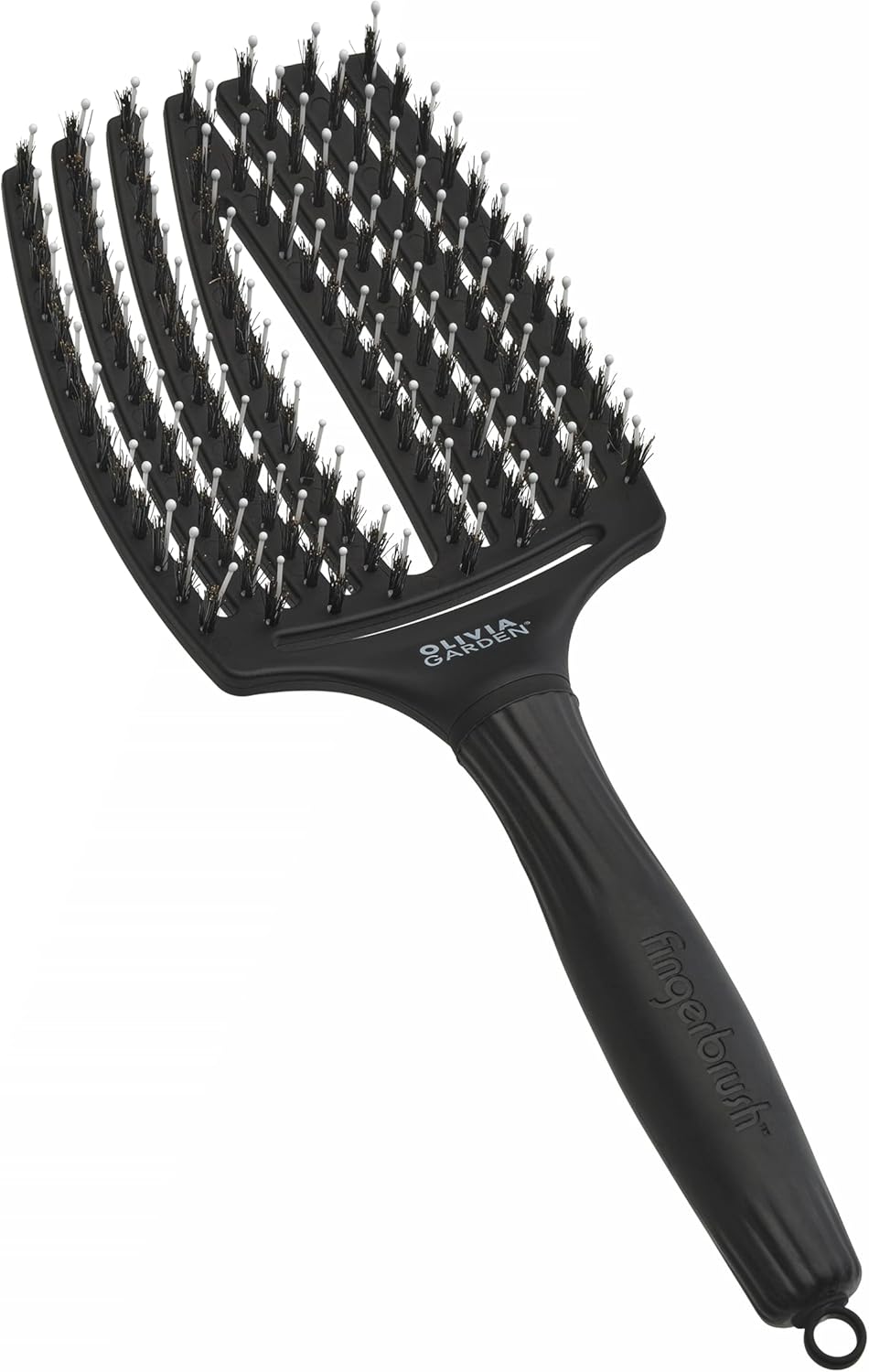 Olivia Garden - Fingerbrush Care Iconic - démêlage cheveux, poils sanglier et nylon, brillance et douceur