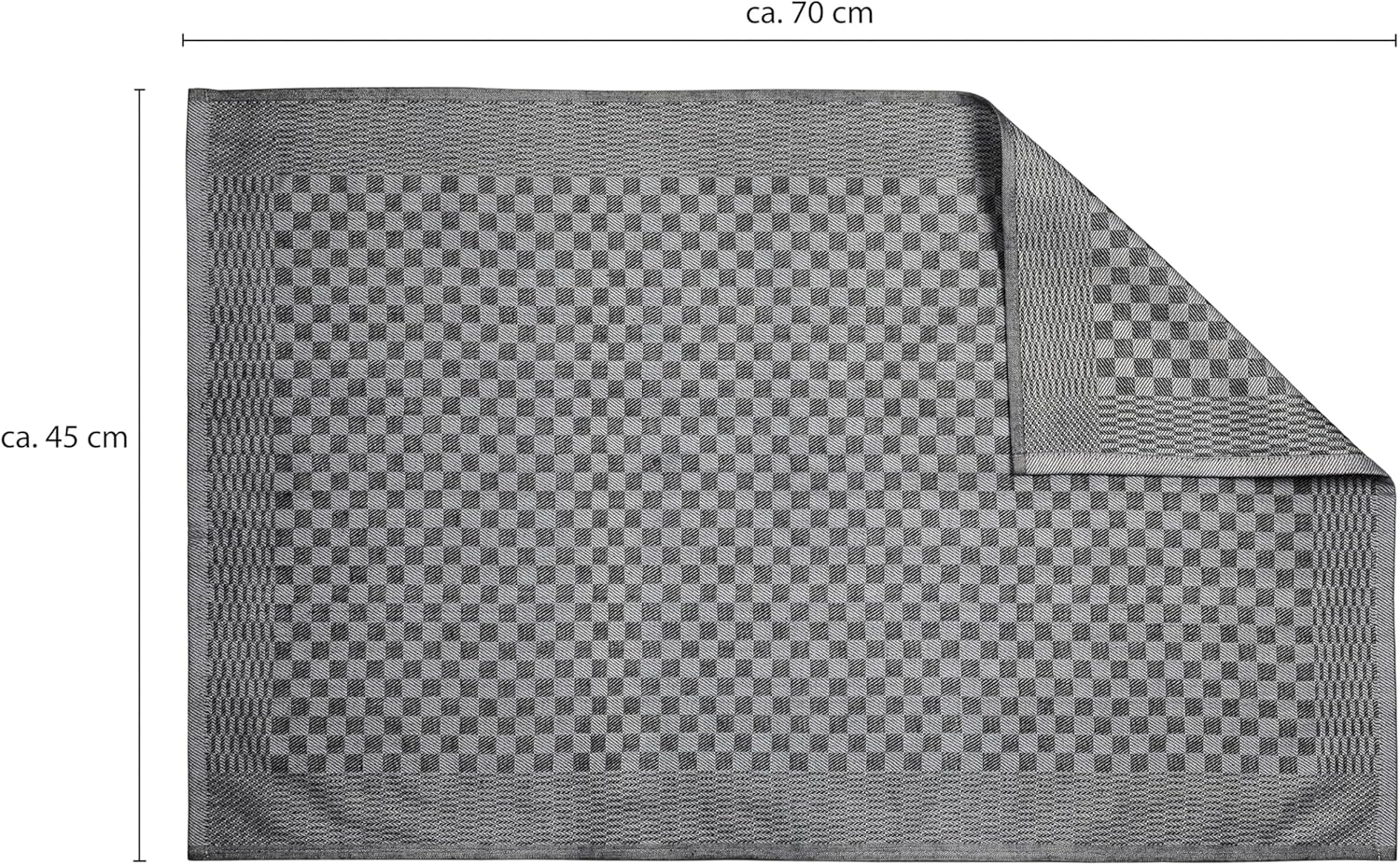 Vaily - lot de torchons premium - 70x45 cm - coton absorbant, Oeko-Tex