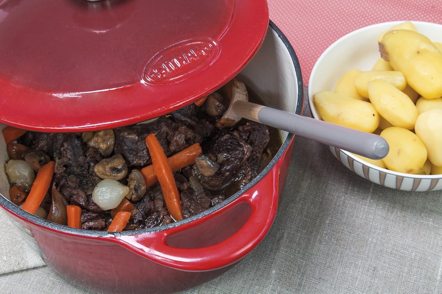 Sitram - Cocotte ovale en fonte émaillée 6.5L, 33x25x13.5cm - 710840