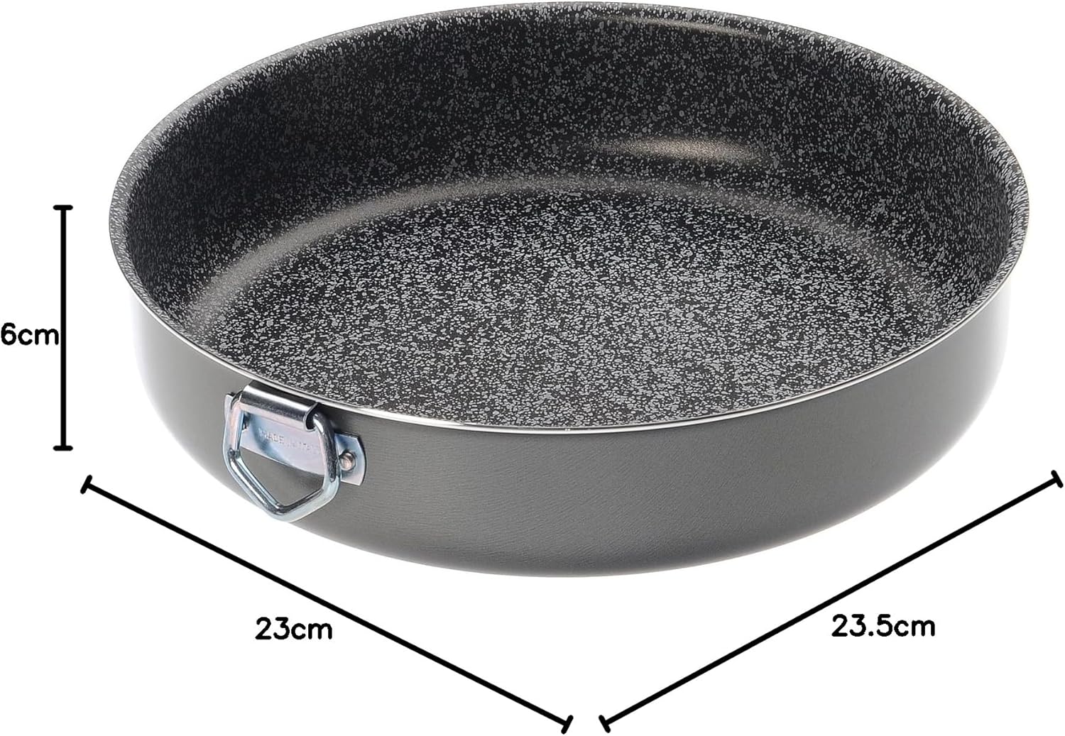 Alluflon - Tradition Italie - moule aluminium 22 cm, noir