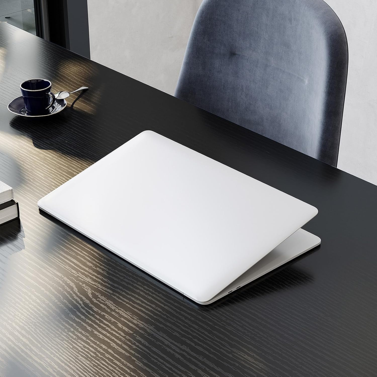 Bureau d’ordinateur - 160x55 cm - Table informatique et écriture, noir