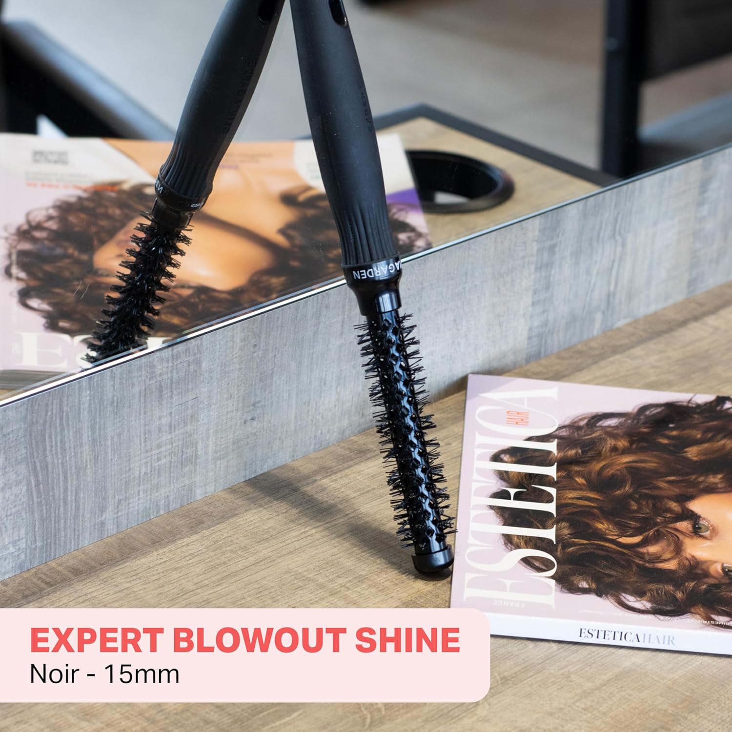 Olivia Garden - Expert Blowout Shine - céramique, antistatique, brushing lumineux