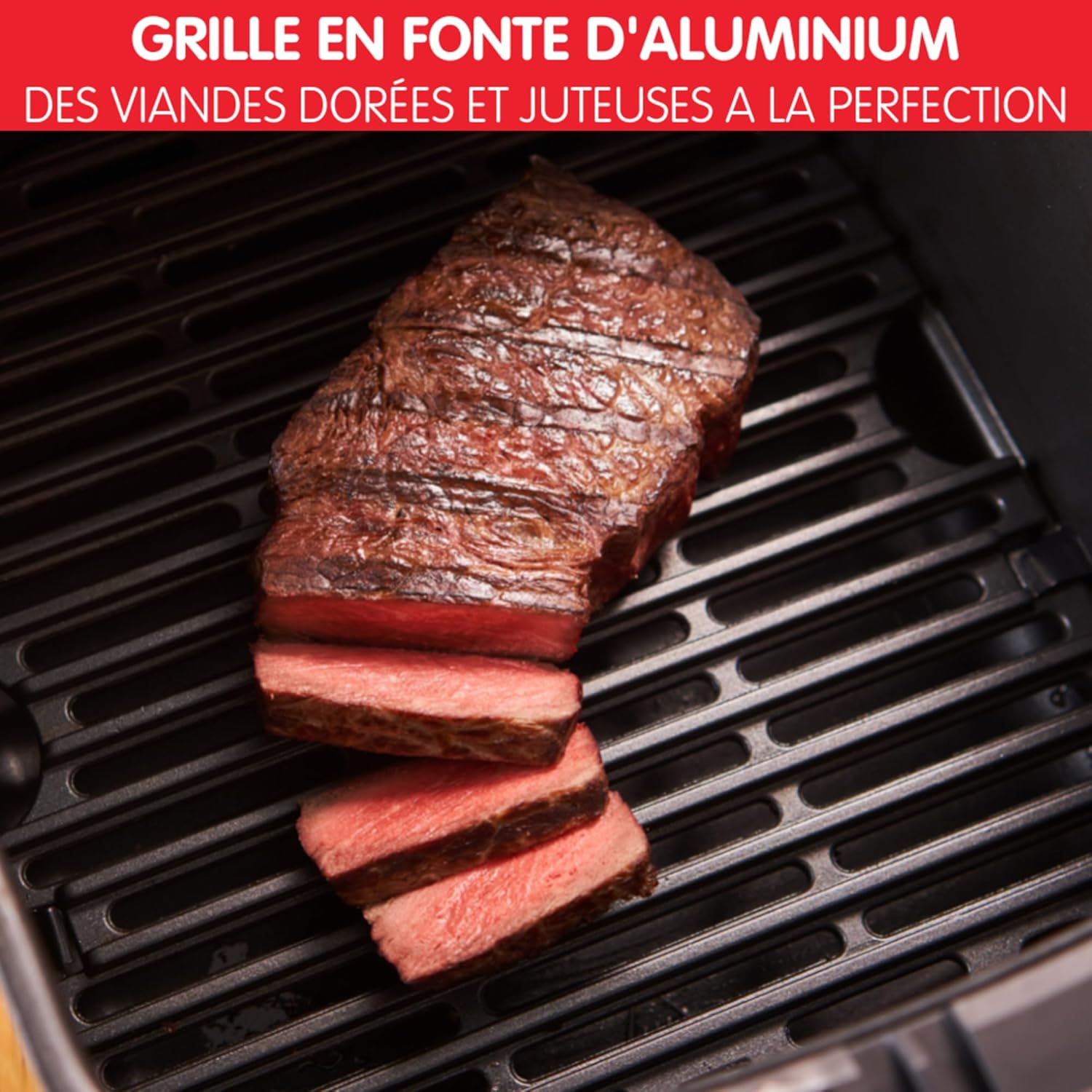 Moulinex - Easy Fry & Grill - 4,6L - 8 programmes, écran tactile, sans huile, grill XL, EZ505810