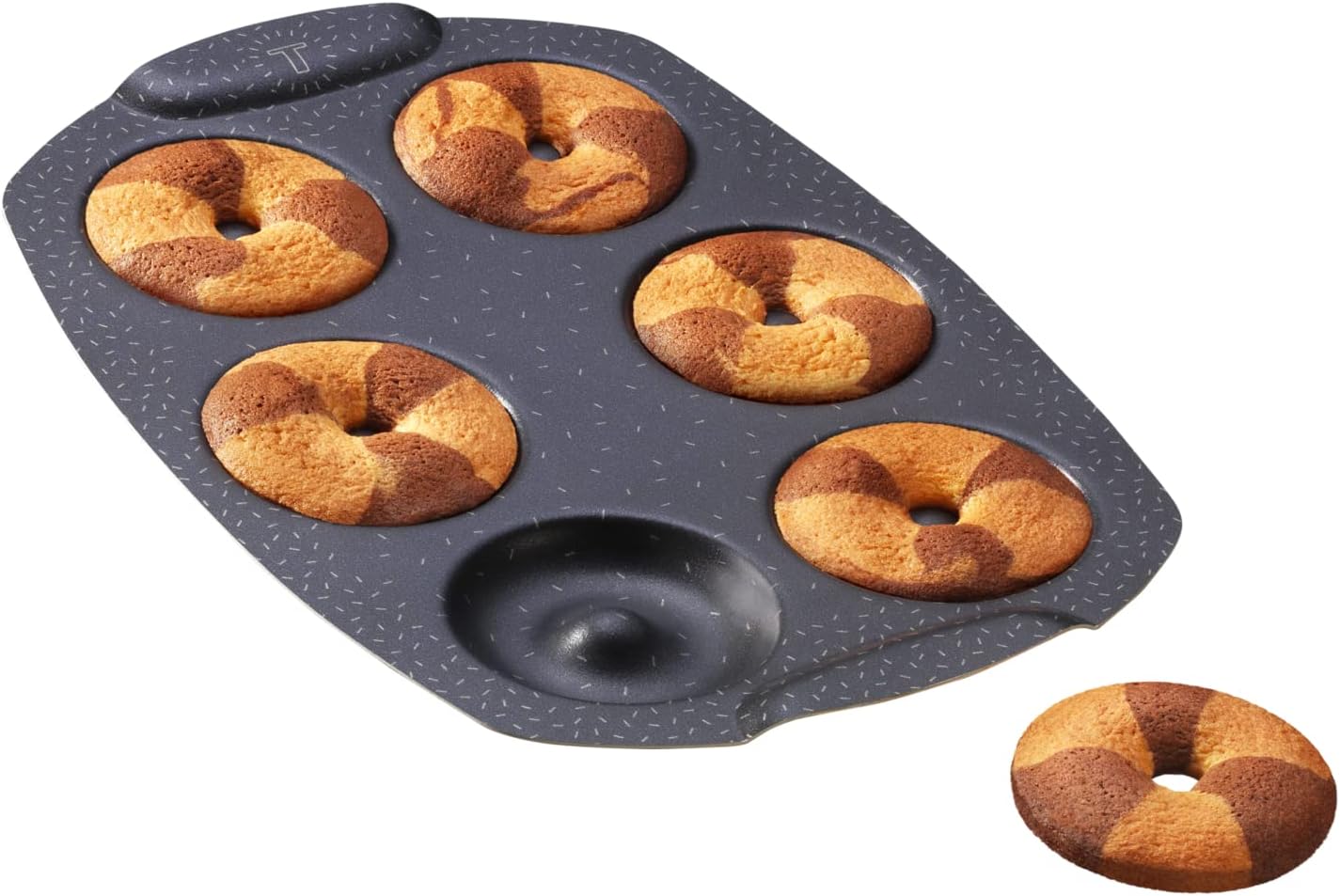 Tefal - PerfectBake Mini - 6 mini donuts - revêtement antiadhésif, aluminium recyclé, J5734602