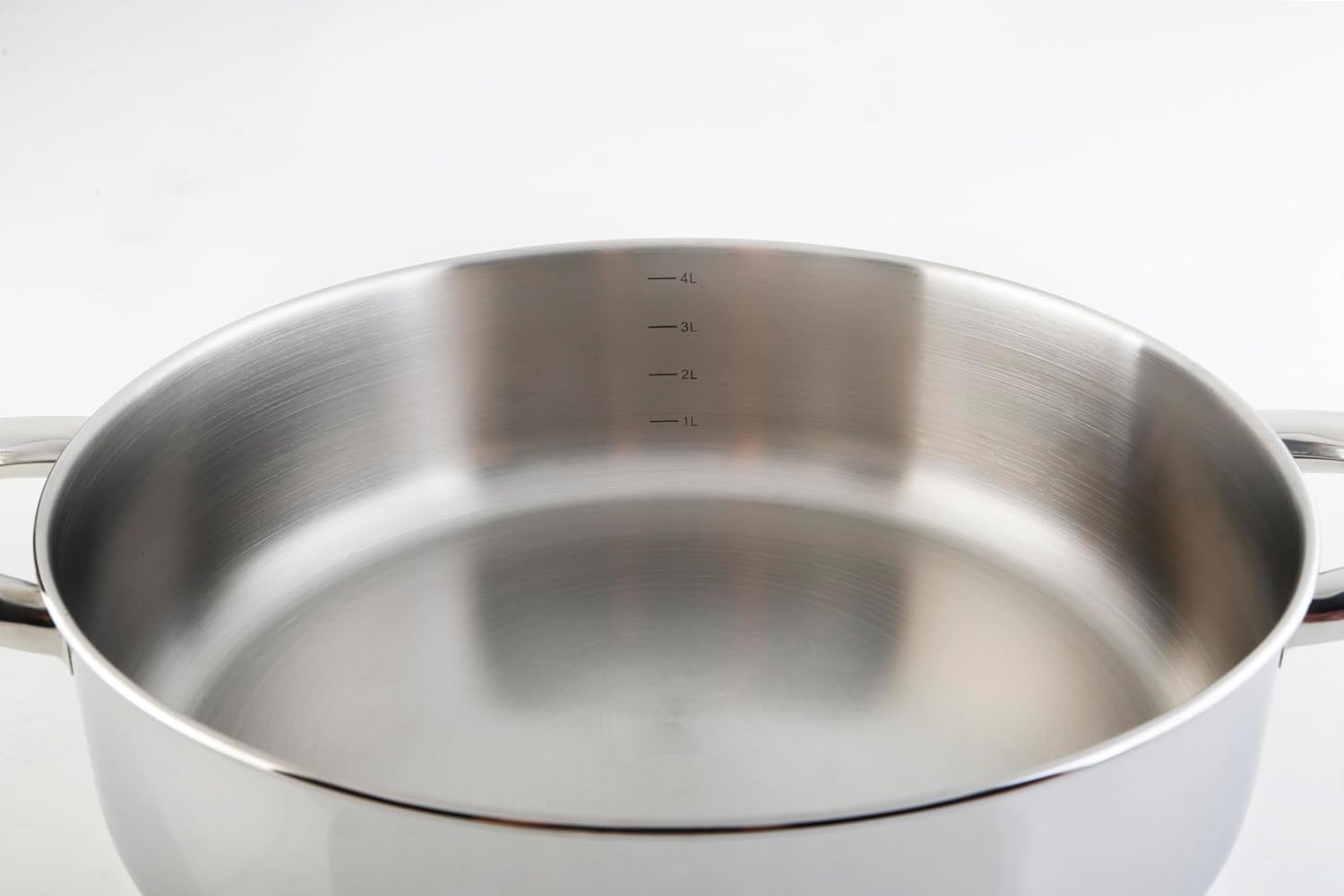 Casserole basse inox avec couvercle - 32 cm - acier inoxydable