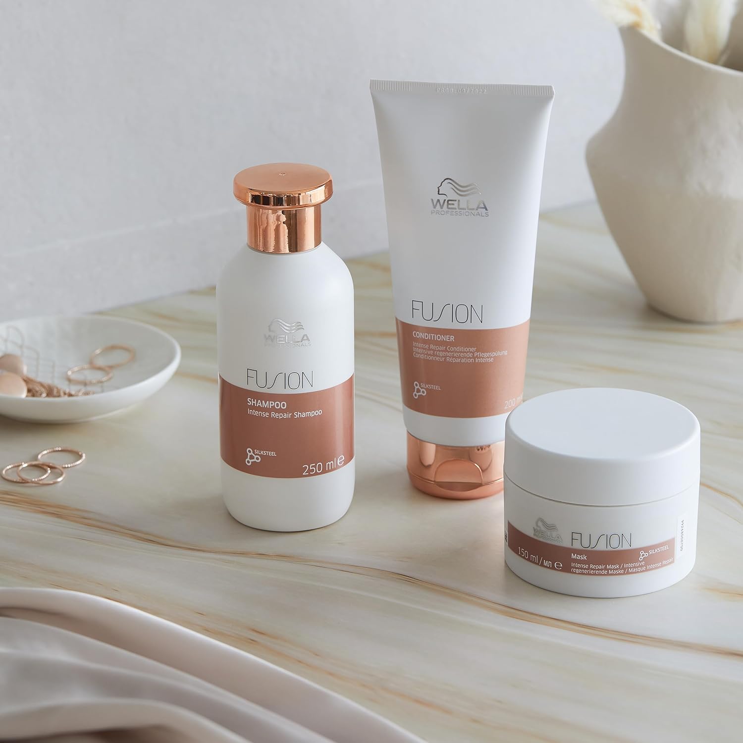 Wella Professionals - Fusion Masque - soin cheveux secs, brillance, anti-casse