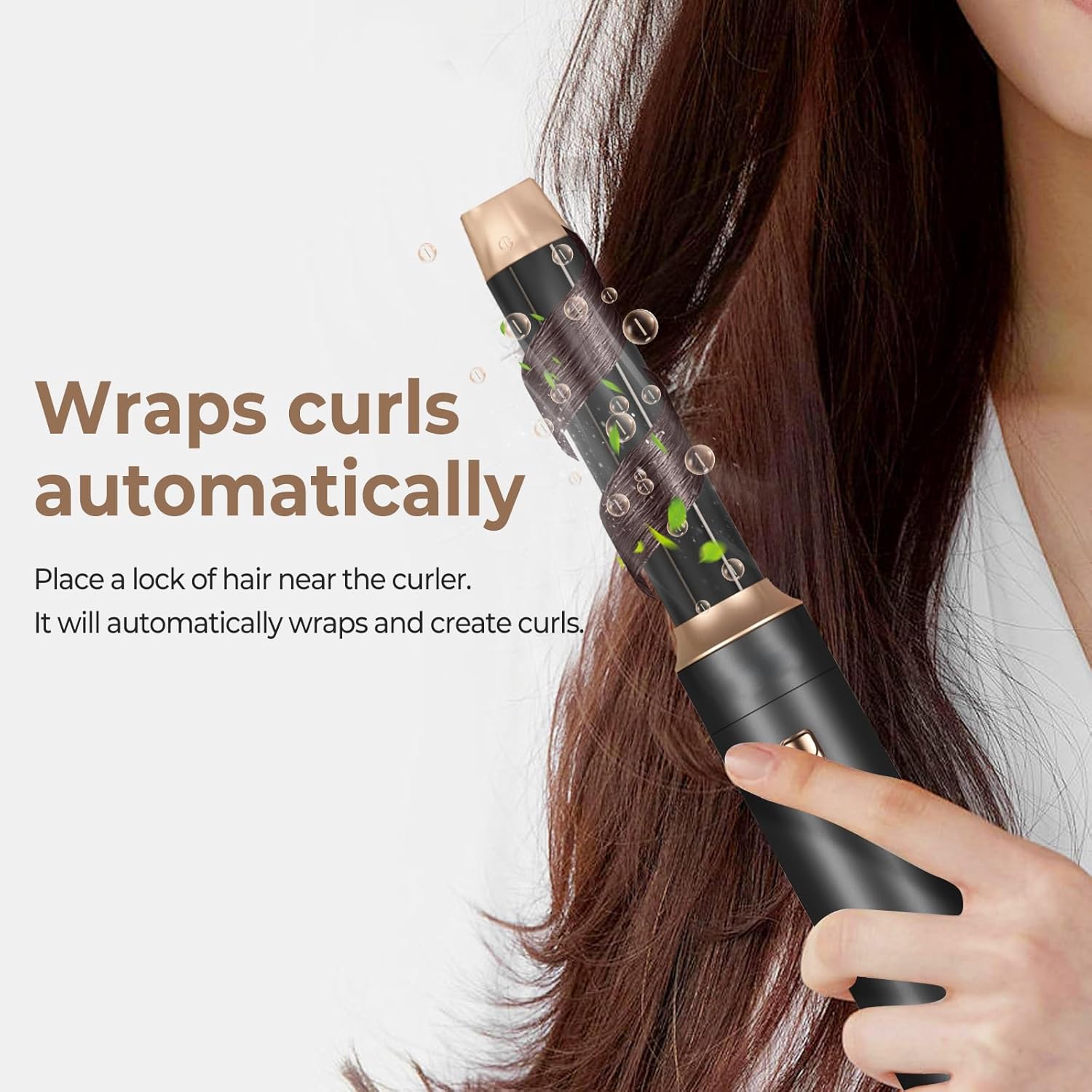 Brosse soufflante 6 en 1 - 1000W - sèche et coiffe, vitesses réglables