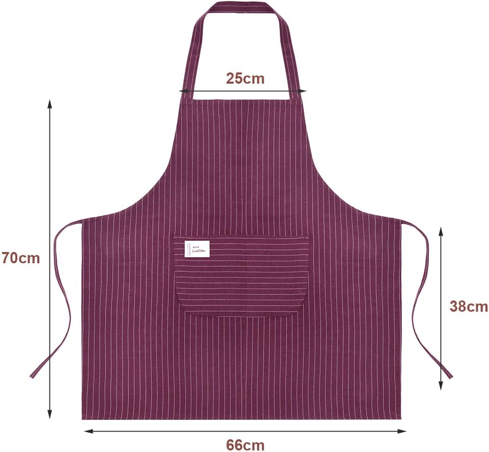 Vicloon - tabliers réglables 2 pièces - imperméable, 2 poches