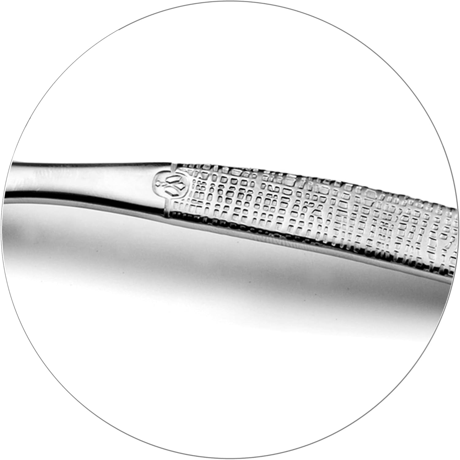 Lou Laguiole - Jet - 24 couverts inox 18/0 finition textil, 6 personnes