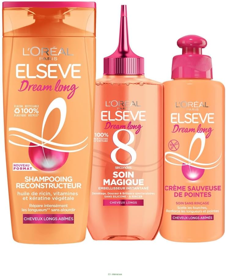L'Oréal - Elseve Dream Long - soins cheveux longs - huile de ricin, réparation