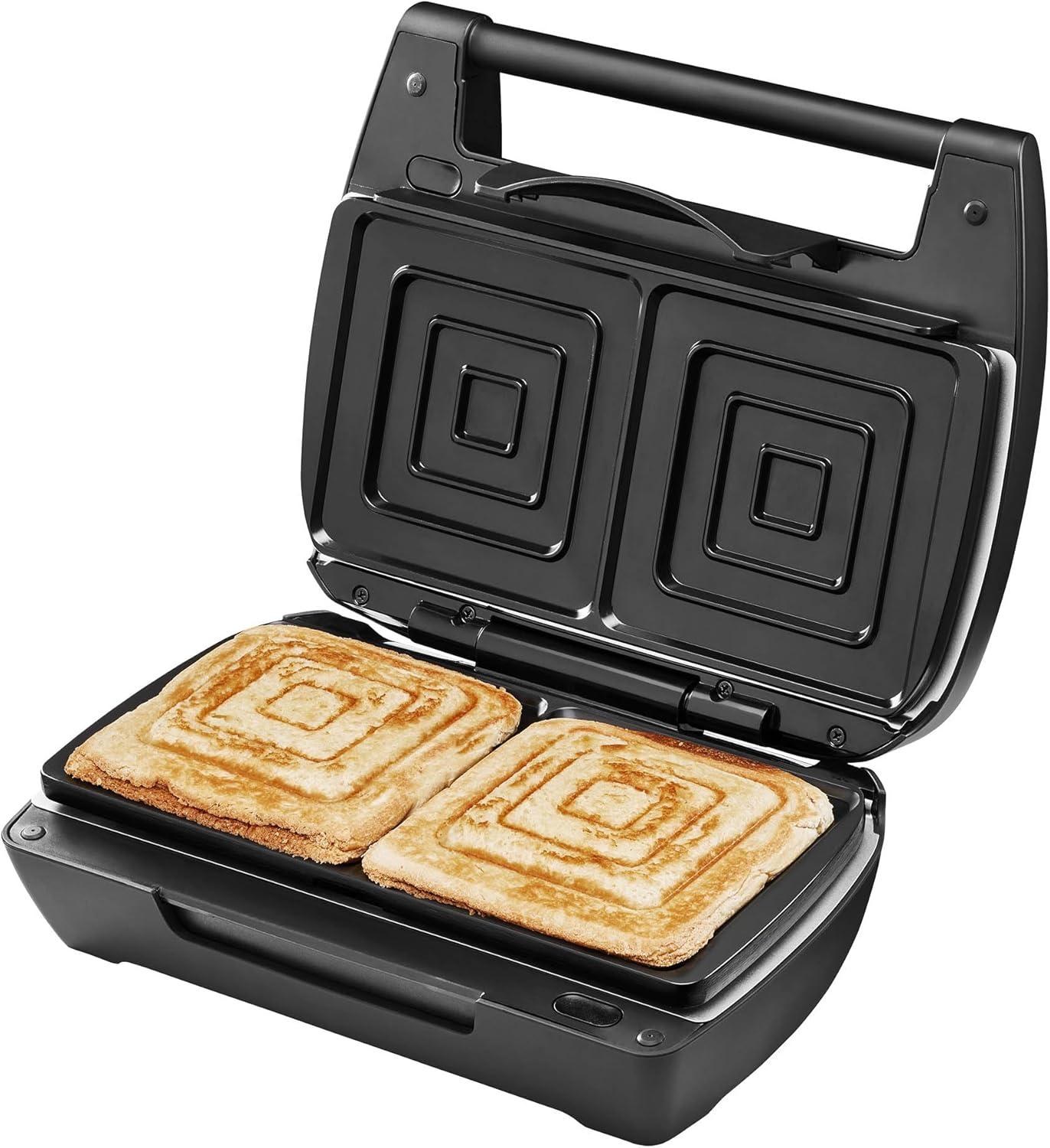 LAGRANGE - Gaufrier Mini Maxi - 120x120mm - 900W, multifonction, plaques faciles à nettoyer, 028662