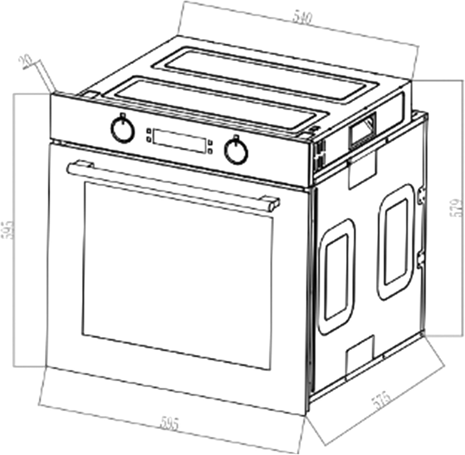 Cecotec - Bolero Hexa - 73L - multifonction, 12 modes, 2800W AF326000