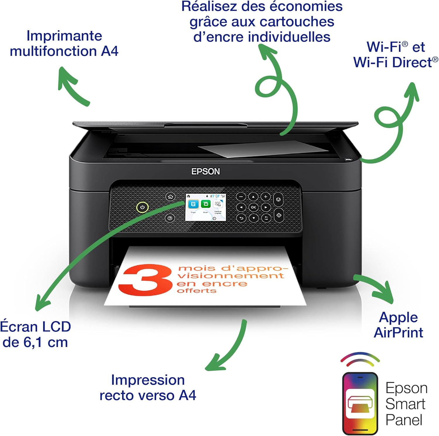 Epson - Expression XP-4200 - A4 - Multifonction jet d’encre, 3 mois encre offerts