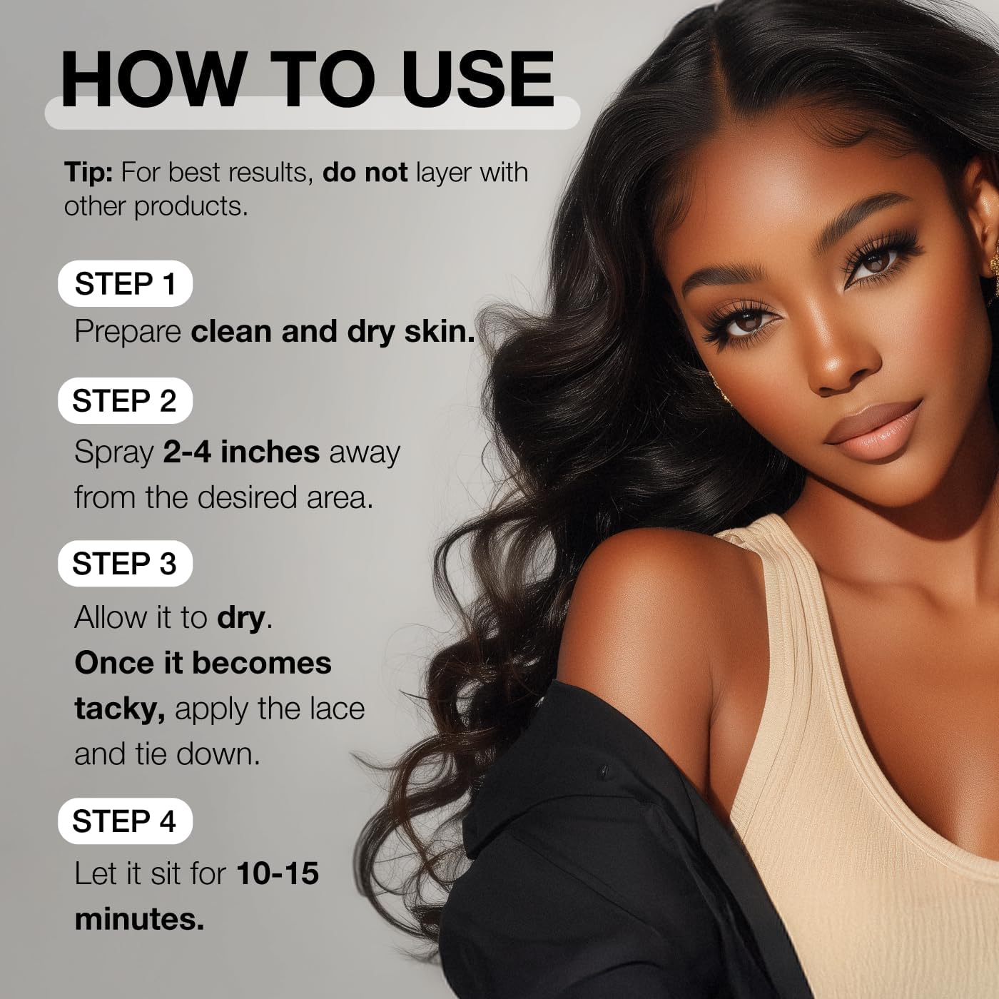 Ebin - Wonder Lace Bond Extreme Hold - spray 60g - adhérence suprême